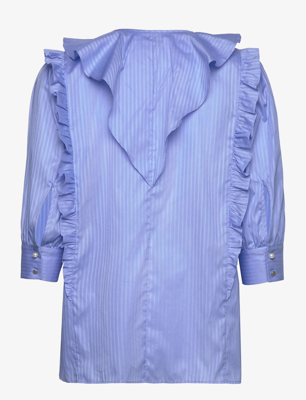 BOSS - Ipiera - short-sleeved blouses - open blue - 1
