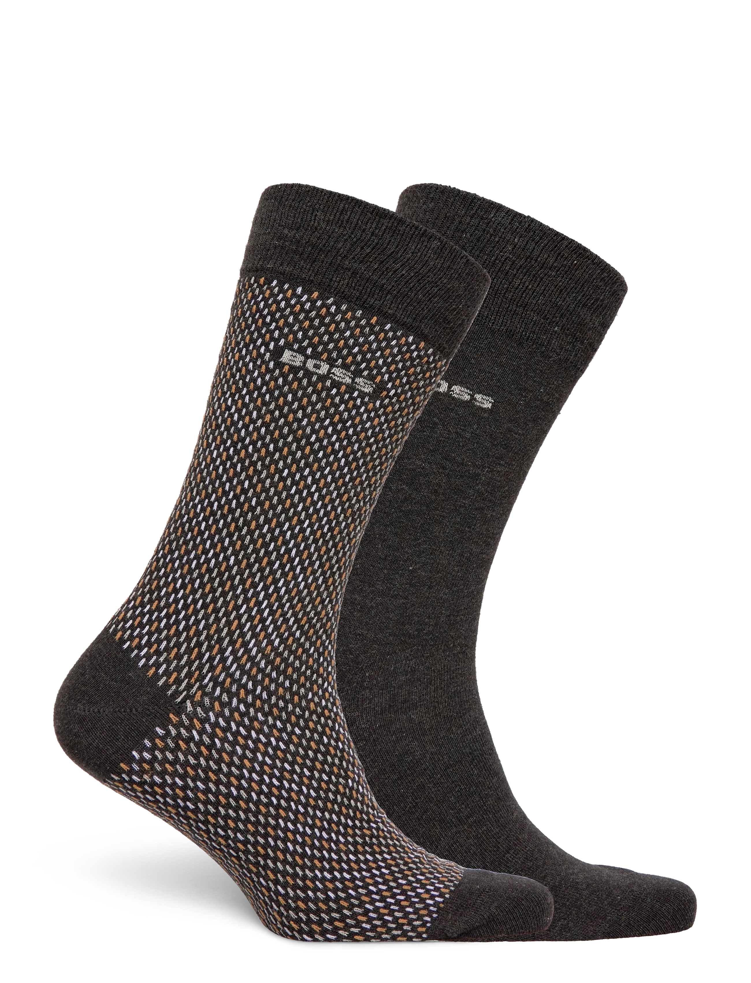 BOSS - 2P RS Minipattern CC - crew socks - charcoal - 1