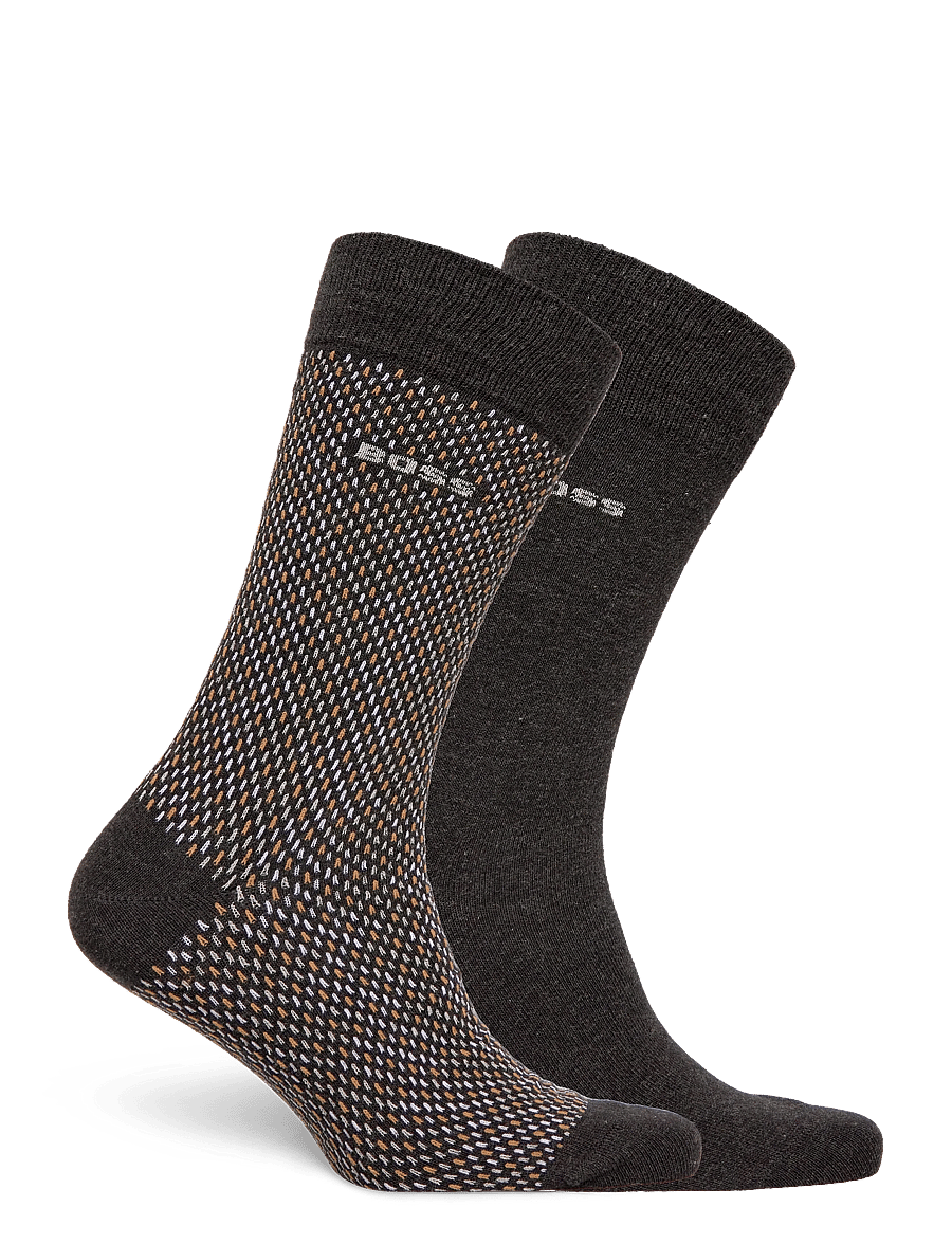 BOSS - 2P RS Minipattern CC - crew socks - charcoal - 1