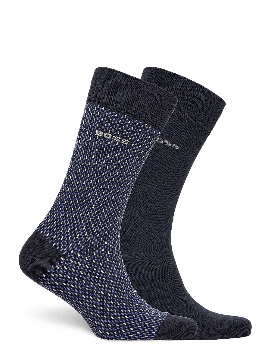 BOSS - 2P RS Minipattern CC - klassikalised sokid - dark blue - 1