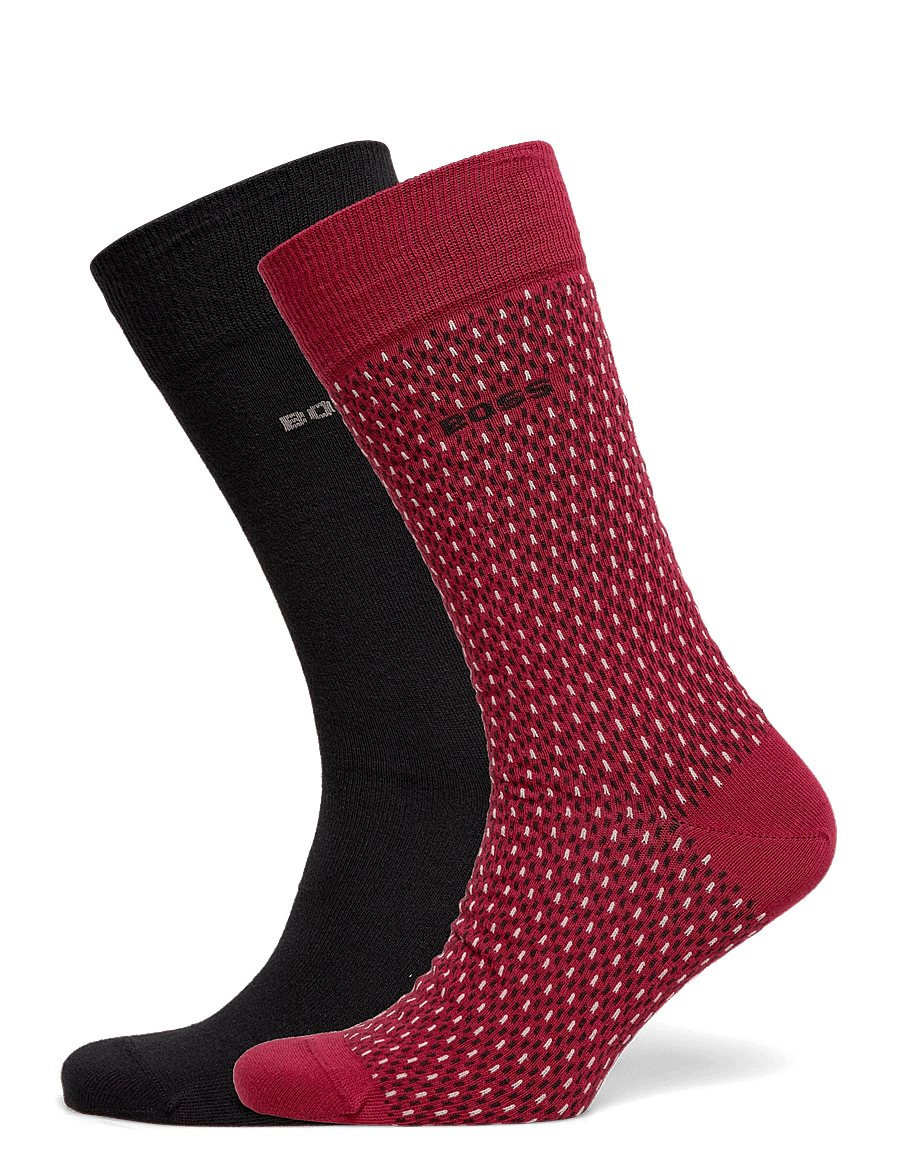 BOSS - 2P RS Minipattern CC - vanliga strumpor - dark red - 0