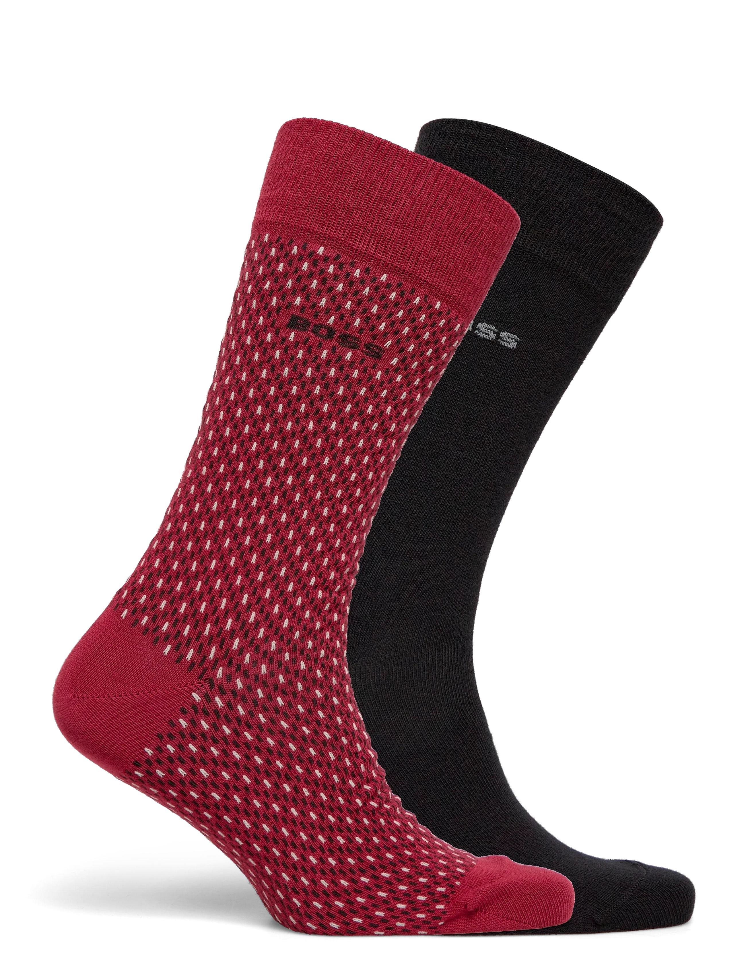 BOSS - 2P RS Minipattern CC - tennissocken - dark red - 1