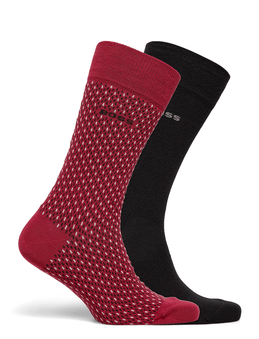 BOSS - 2P RS Minipattern CC - tennissocken - dark red - 1