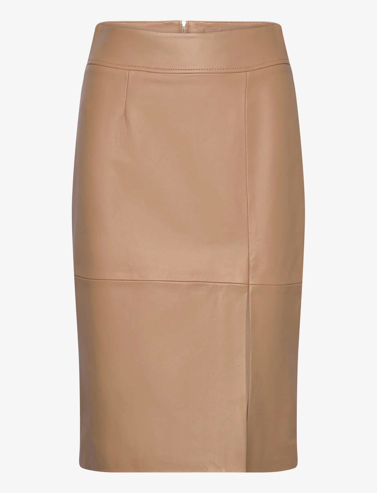 BOSS - Setora - leather skirts - medium beige - 0