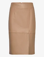 BOSS - Setora - nederdele i læder - medium beige - 0