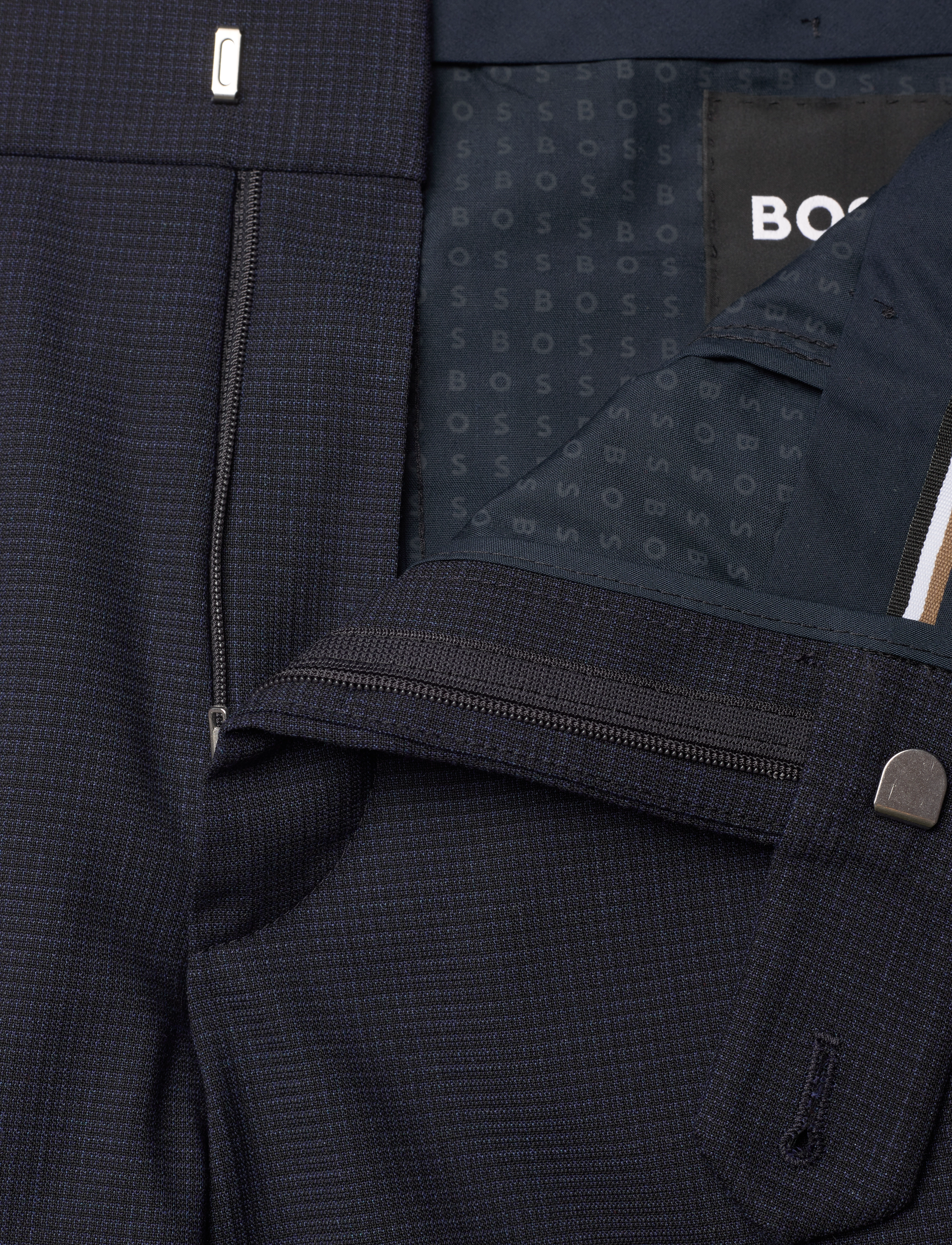 BOSS - H-Genius-Pleat-232 - dark blue - 3