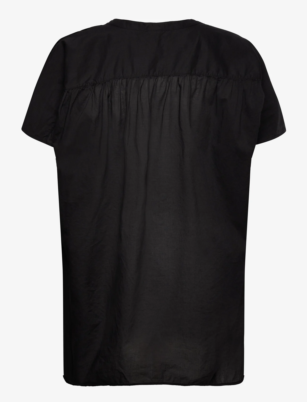 BOSS - C_Beffania - short-sleeved blouses - black - 1