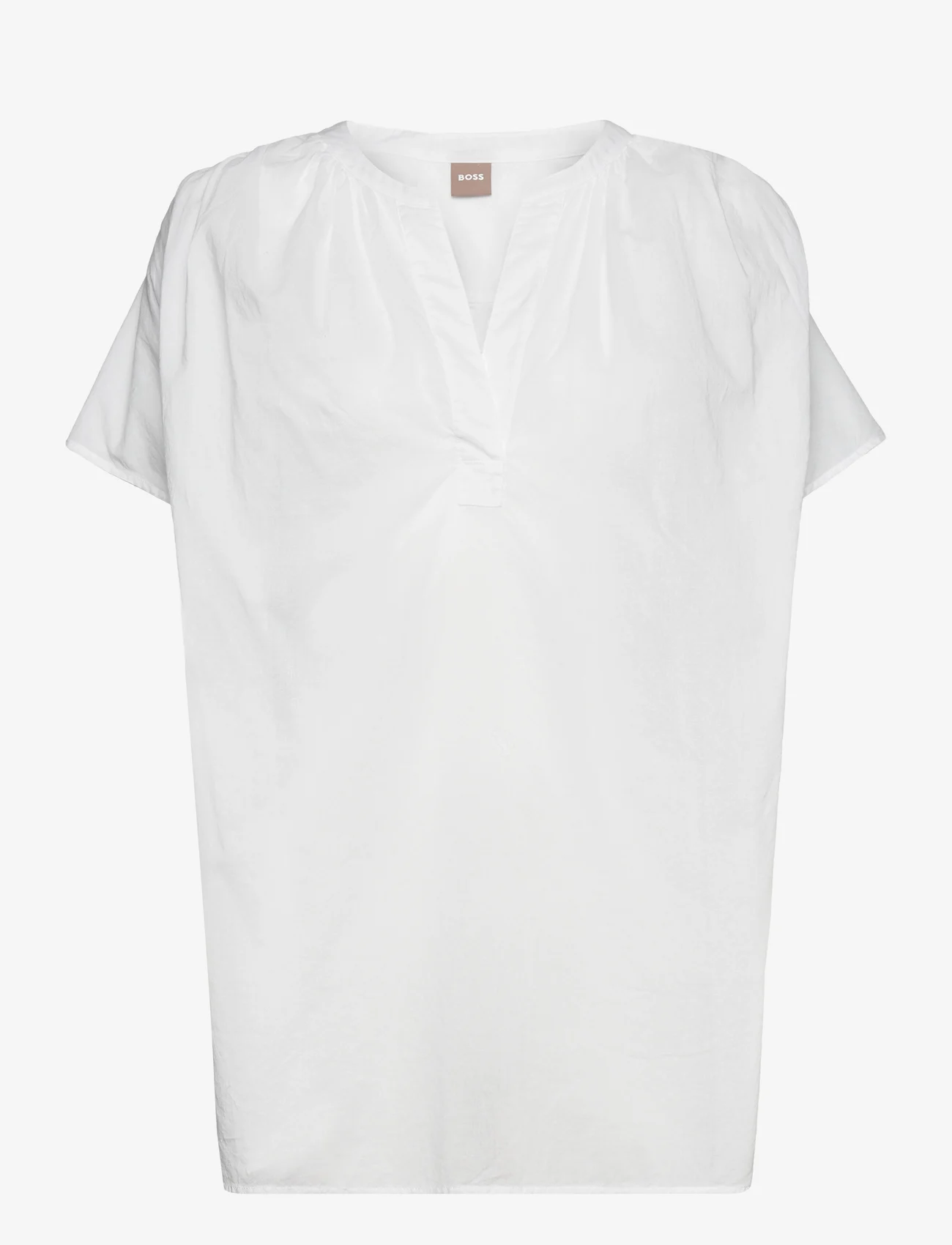 BOSS - C_Beffania - short-sleeved blouses - white - 0