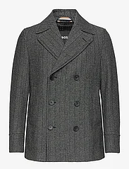 BOSS - H-Hyde-Peacoat-224 - wool jackets - black - 0