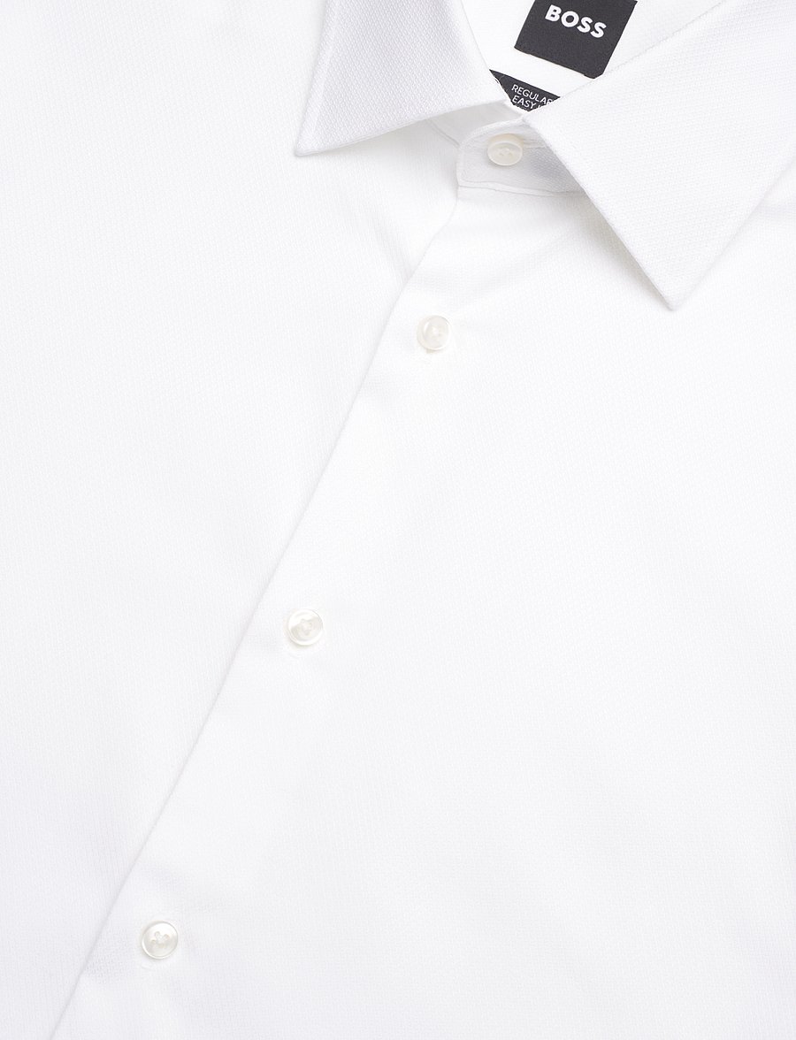 BOSS - H-JOE-kent-C1-214 - chemises d'affaires - white - 3