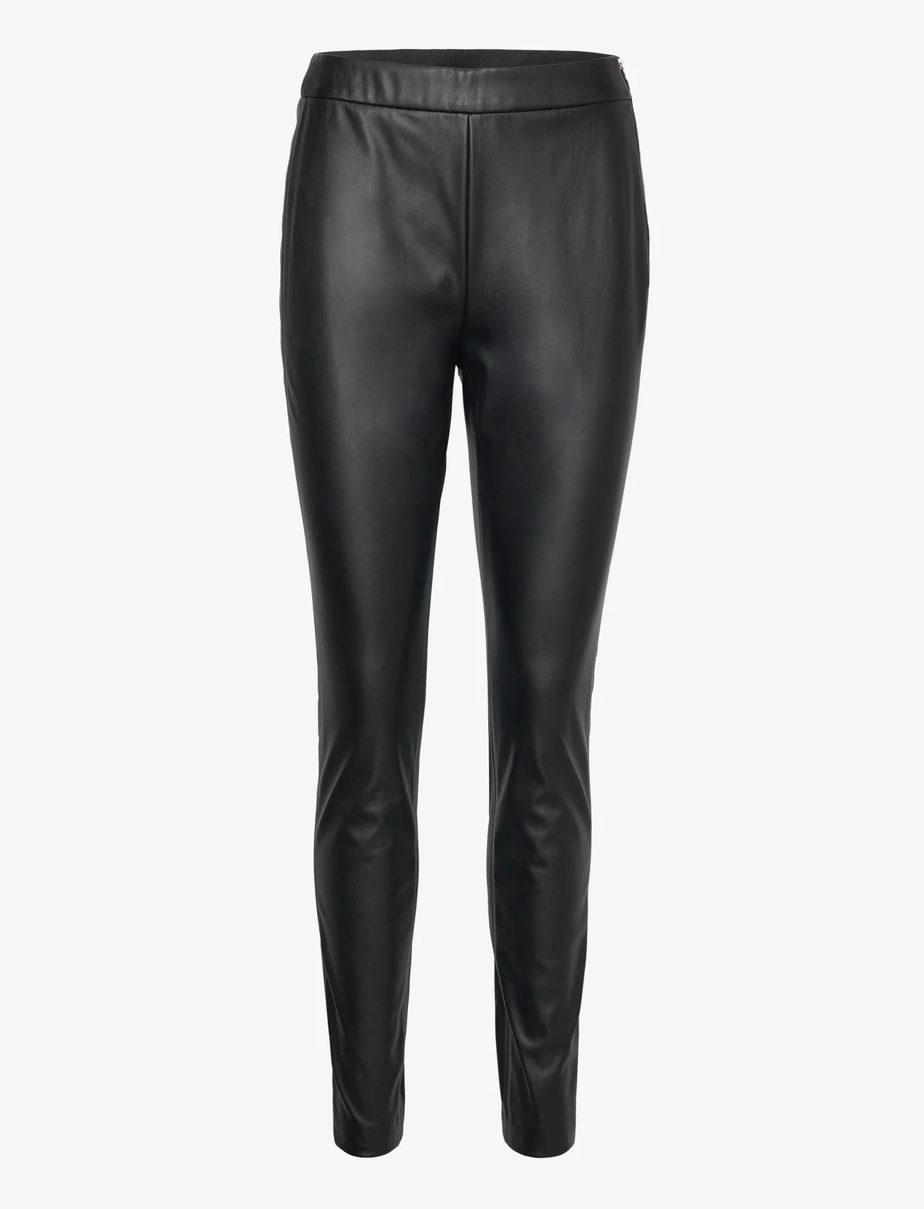 BOSS - C_Taslimah - pantalons en cuir - black - 0