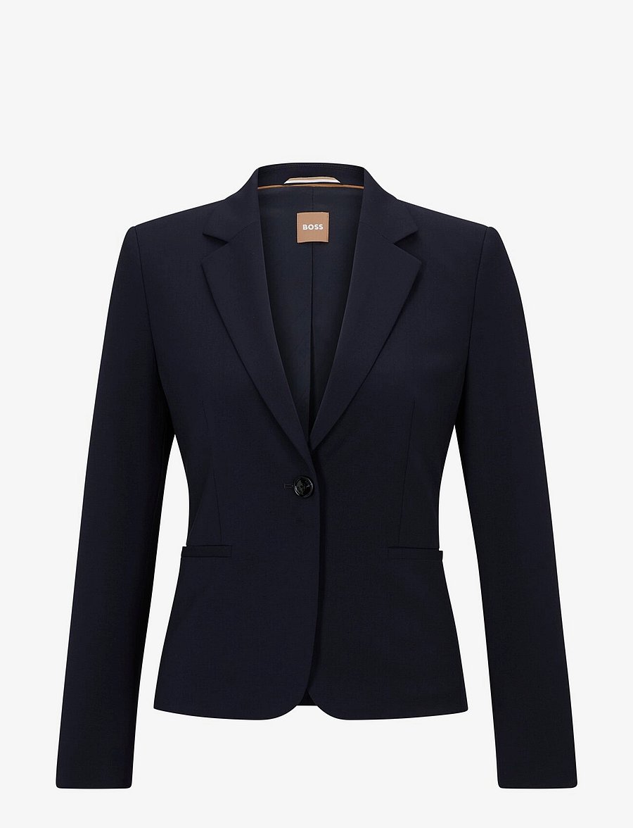 BOSS - Jarua - enkeltradede blazere - dark blue - 1