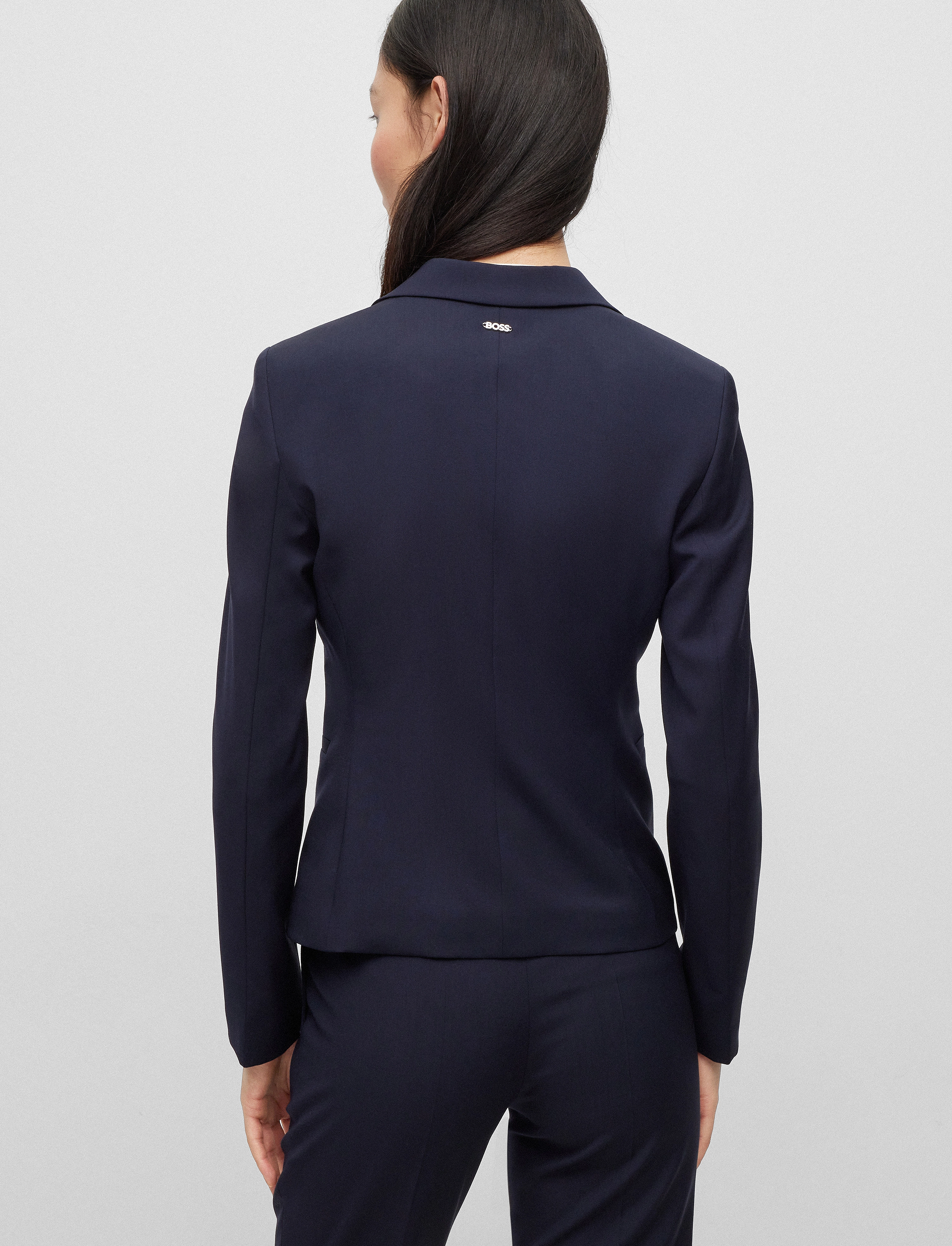 BOSS - Jarua - Ühes joones nööpidega bleiserid - dark blue - 4