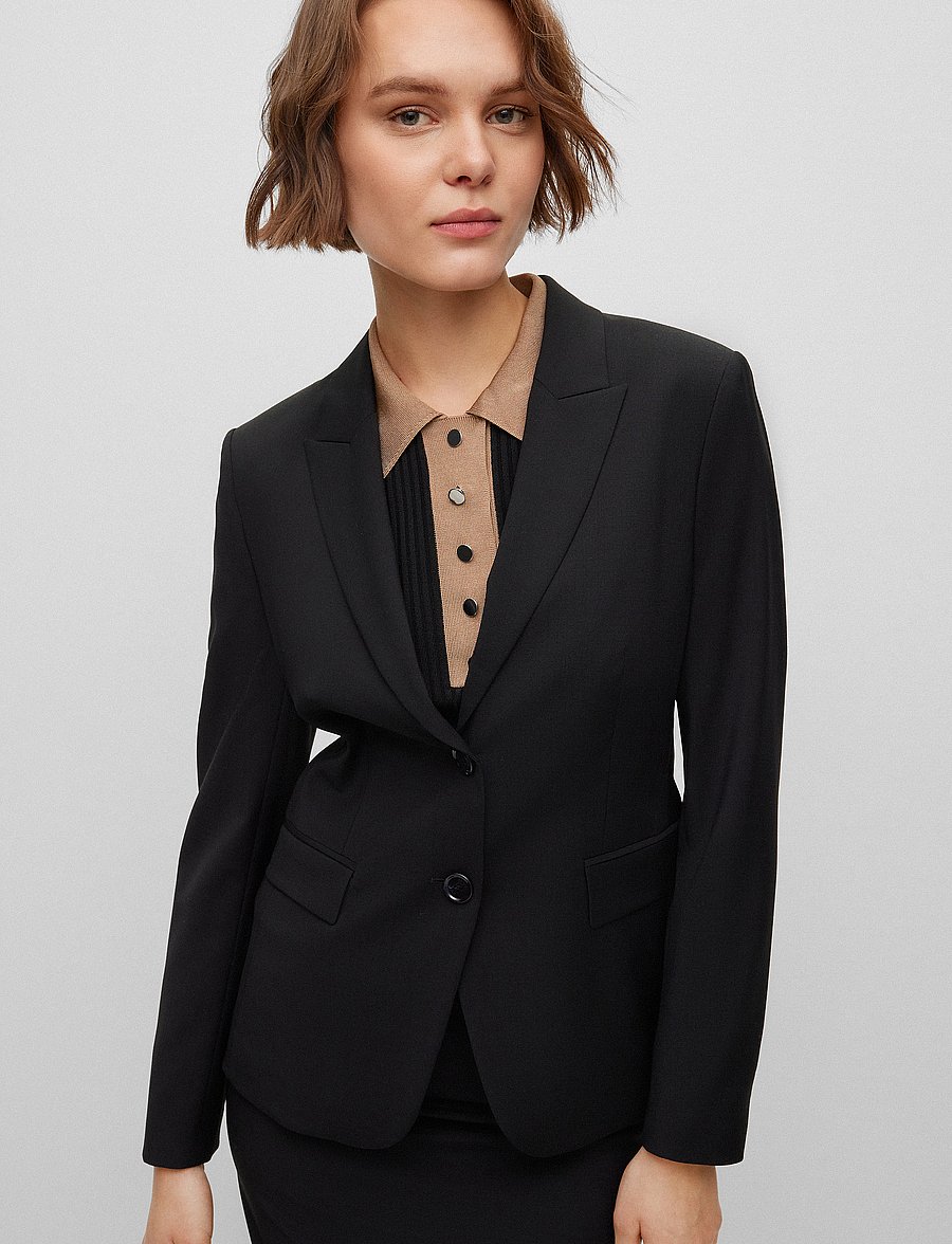 BOSS - Juleah - blazers met één knopenrij - black - 2