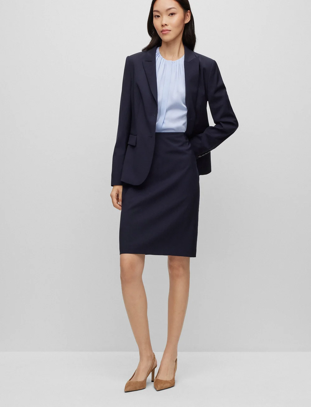 BOSS - Vileah - midi kjolar - dark blue - 0