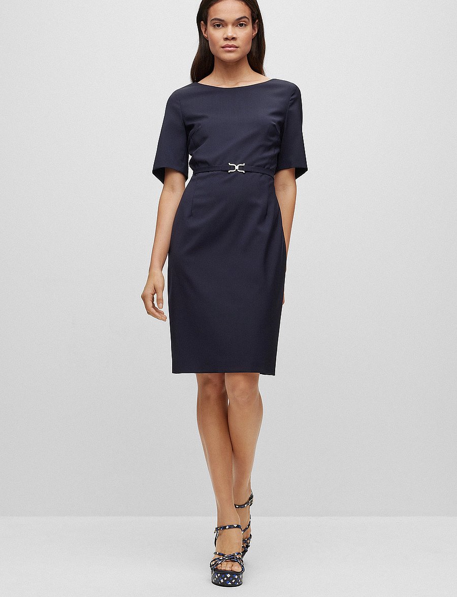 BOSS - Daleah - etuikleider - dark blue - 0