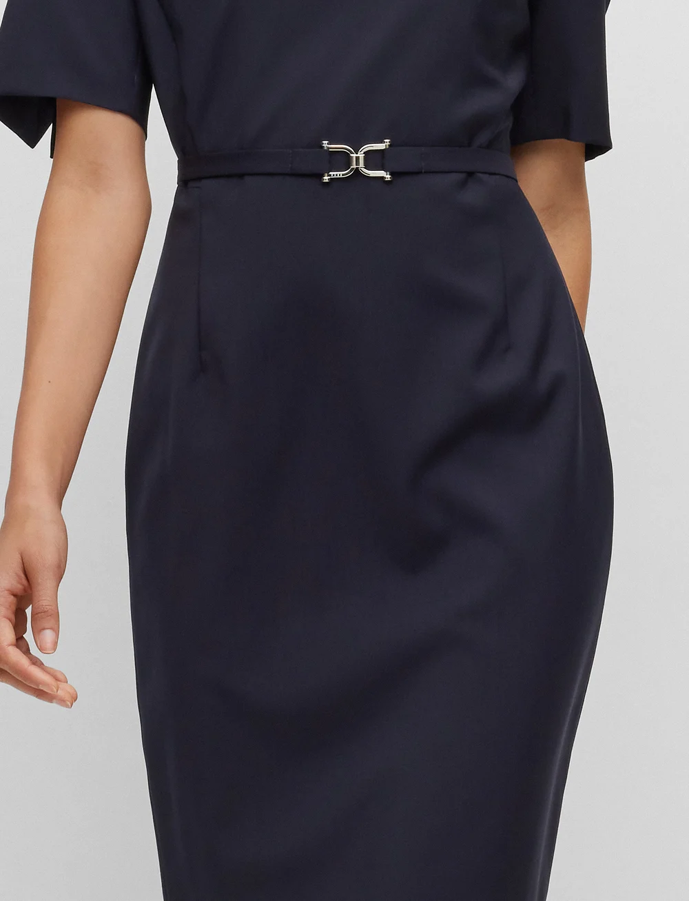 BOSS - Daleah - stramme kjoler - dark blue - 3