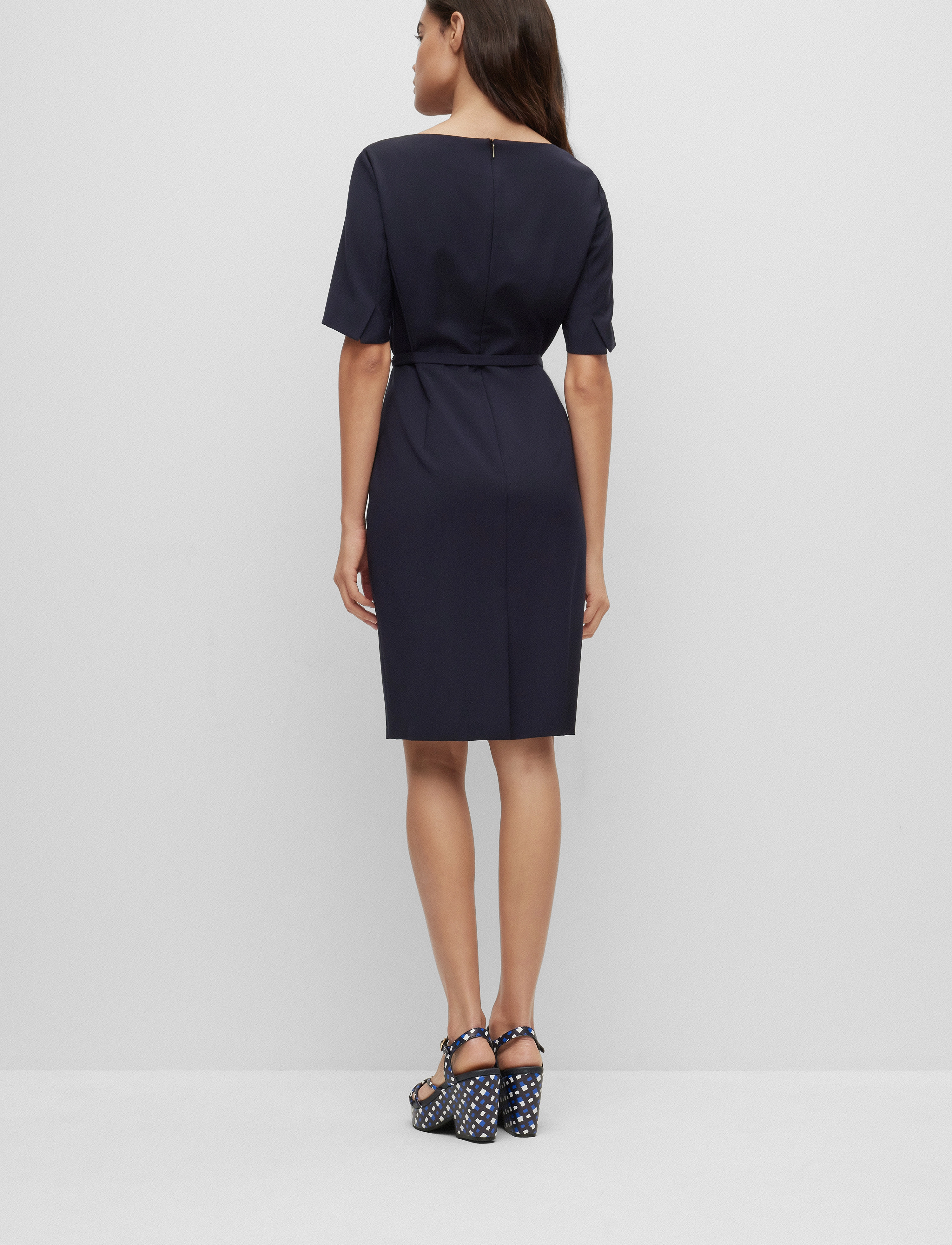 BOSS - Daleah - stramme kjoler - dark blue - 4