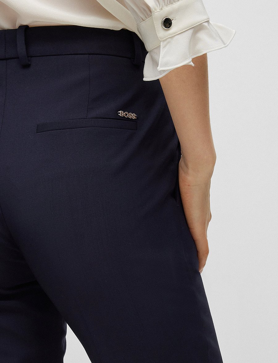 BOSS - Tameah - anzugshosen - dark blue - 3