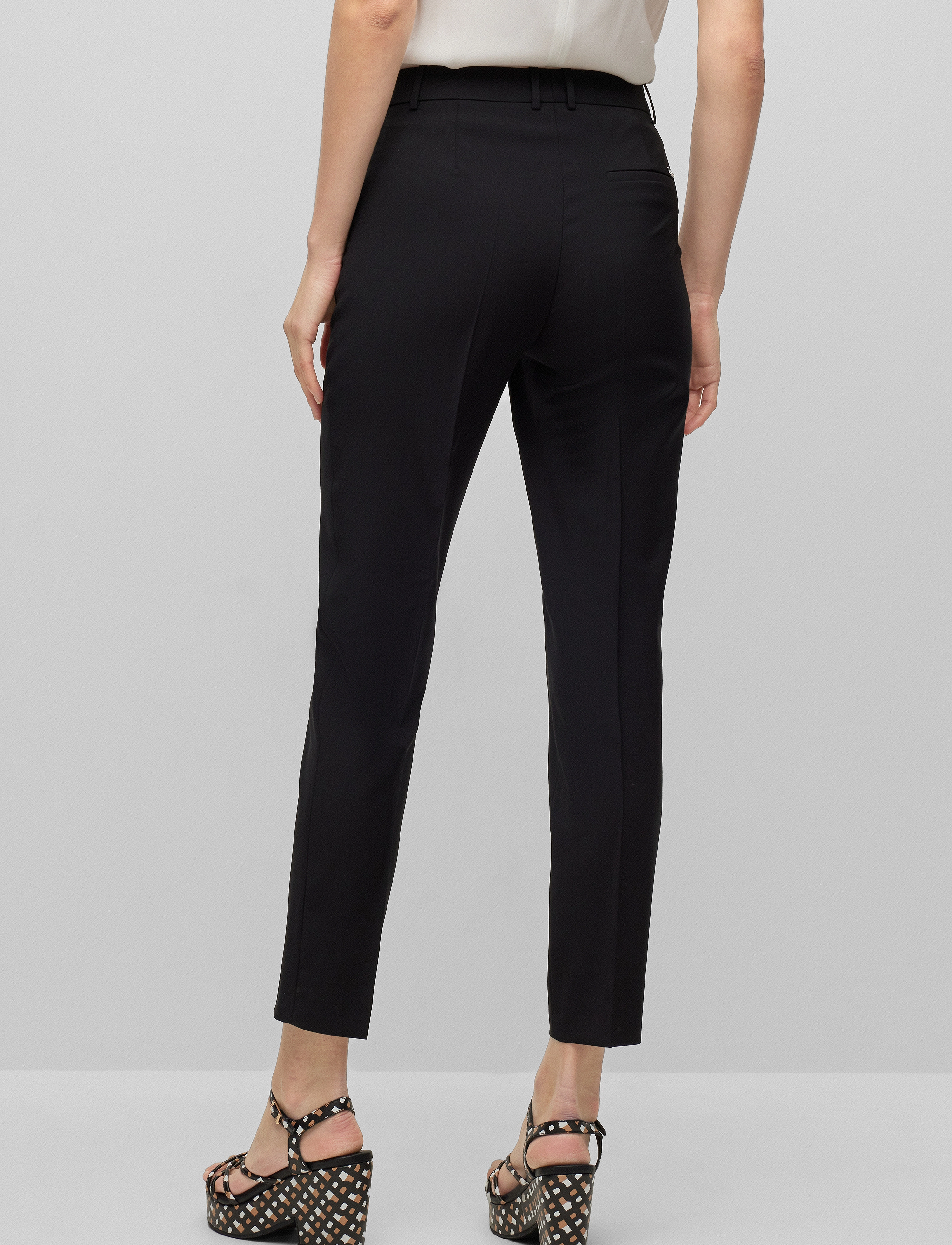 BOSS - Tilunah - lietišķā stila bikses - black - 4