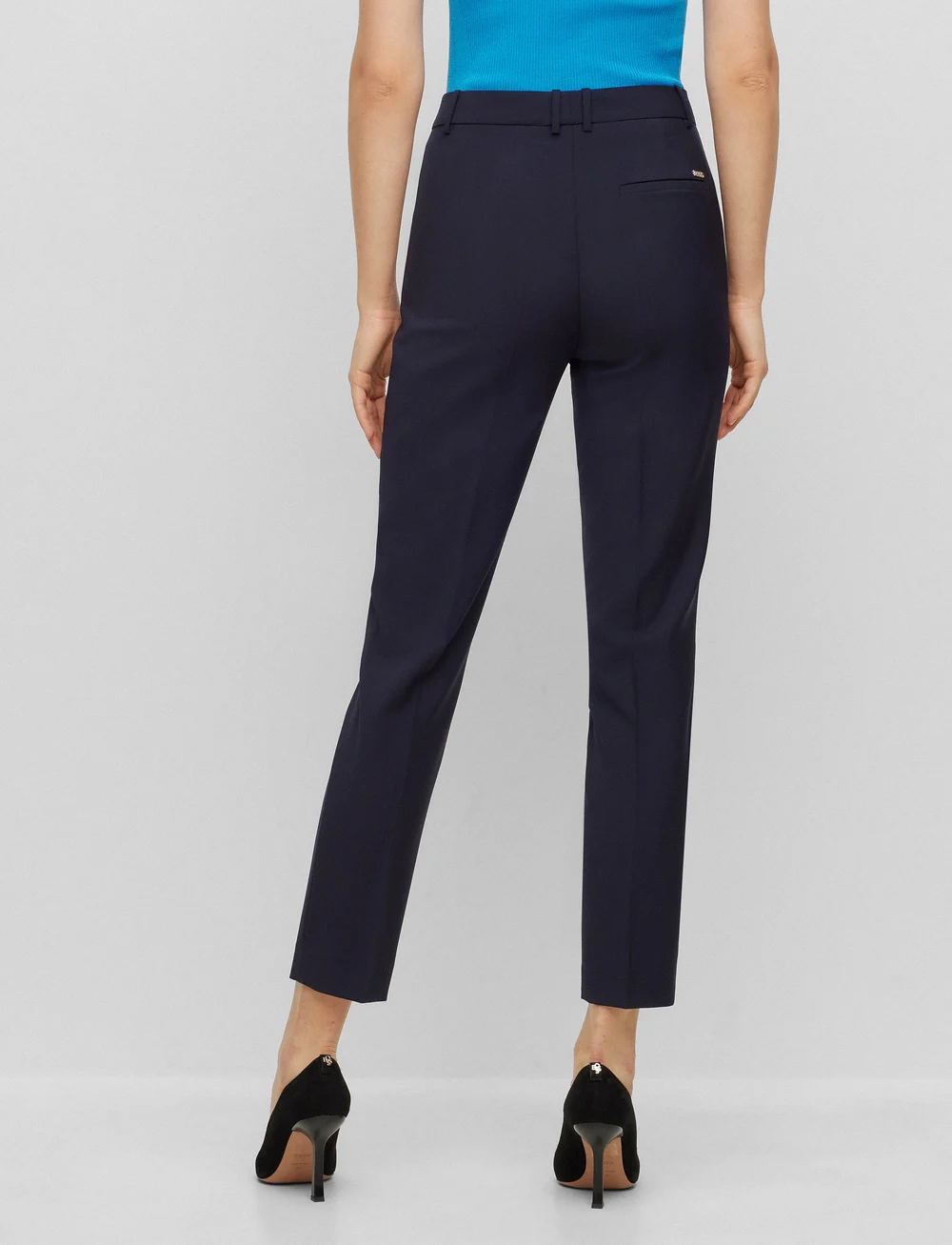 BOSS - Tilunah - tailored trousers - dark blue - 5
