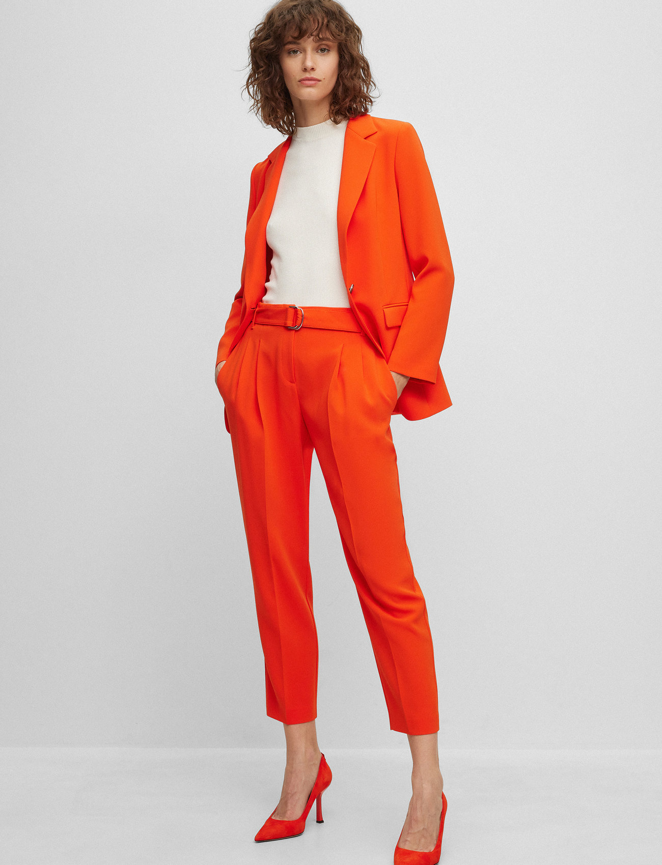 BOSS - Jocaluah - festkläder till outletpriser - bright orange - 1