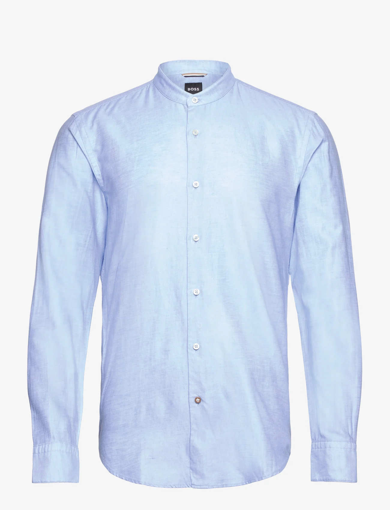 BOSS - C-HAL-standup-223 - linen shirts - light/pastel blue - 0