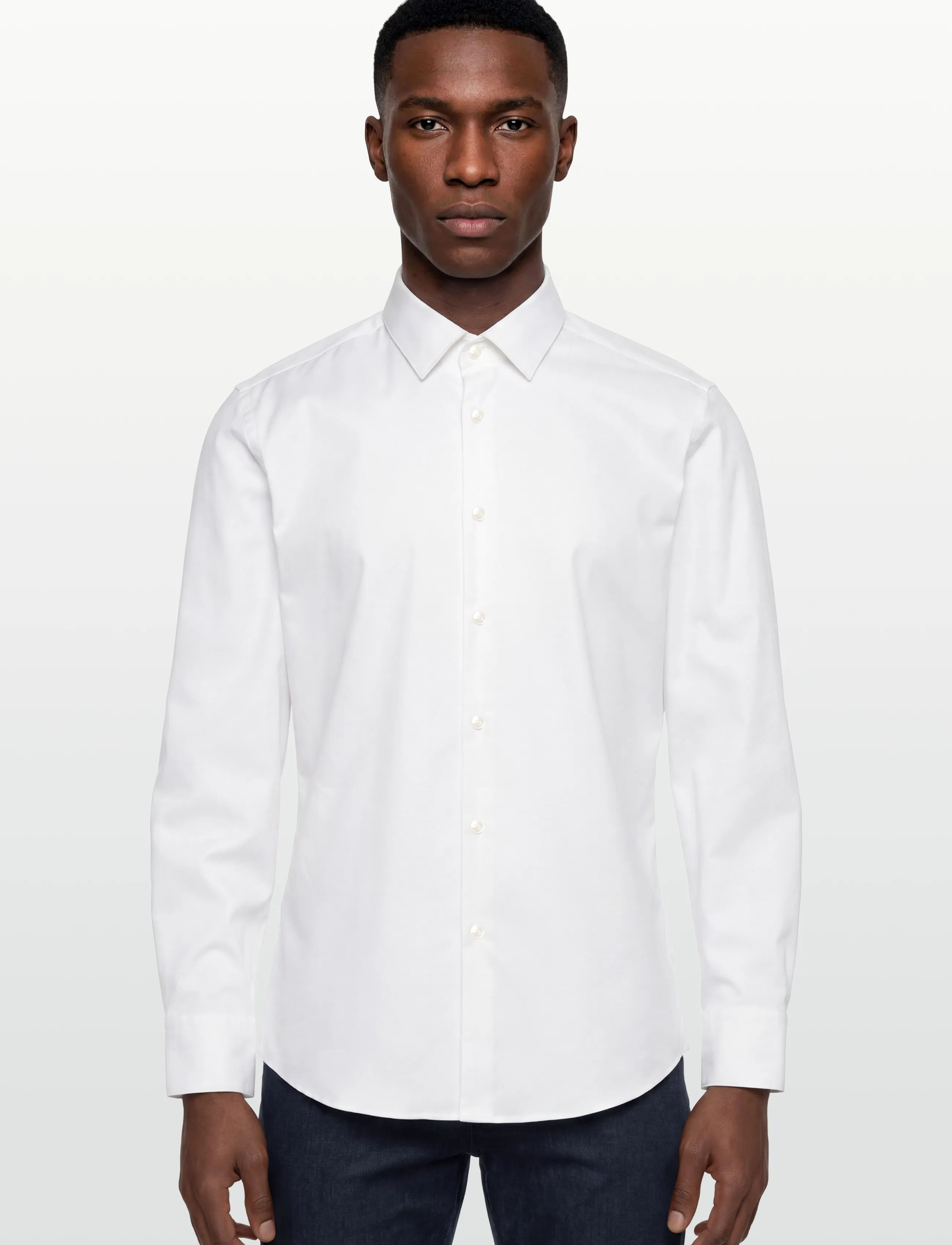 BOSS - H-HANK-s-kent-C1-232 - business skjorter - white - 3