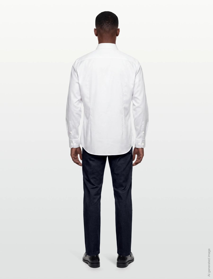 BOSS - H-HANK-s-kent-C1-232 - ametlikud särgid - white - 4