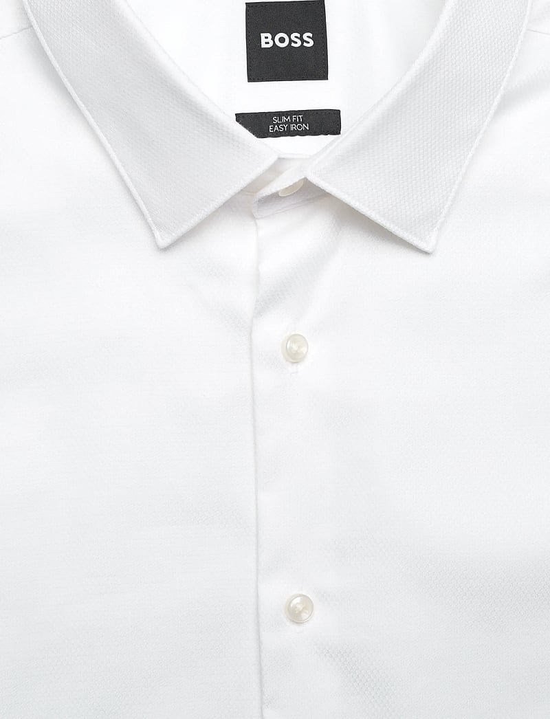 BOSS - H-HANK-s-kent-C1-232 - kostymskjortor - white - 2