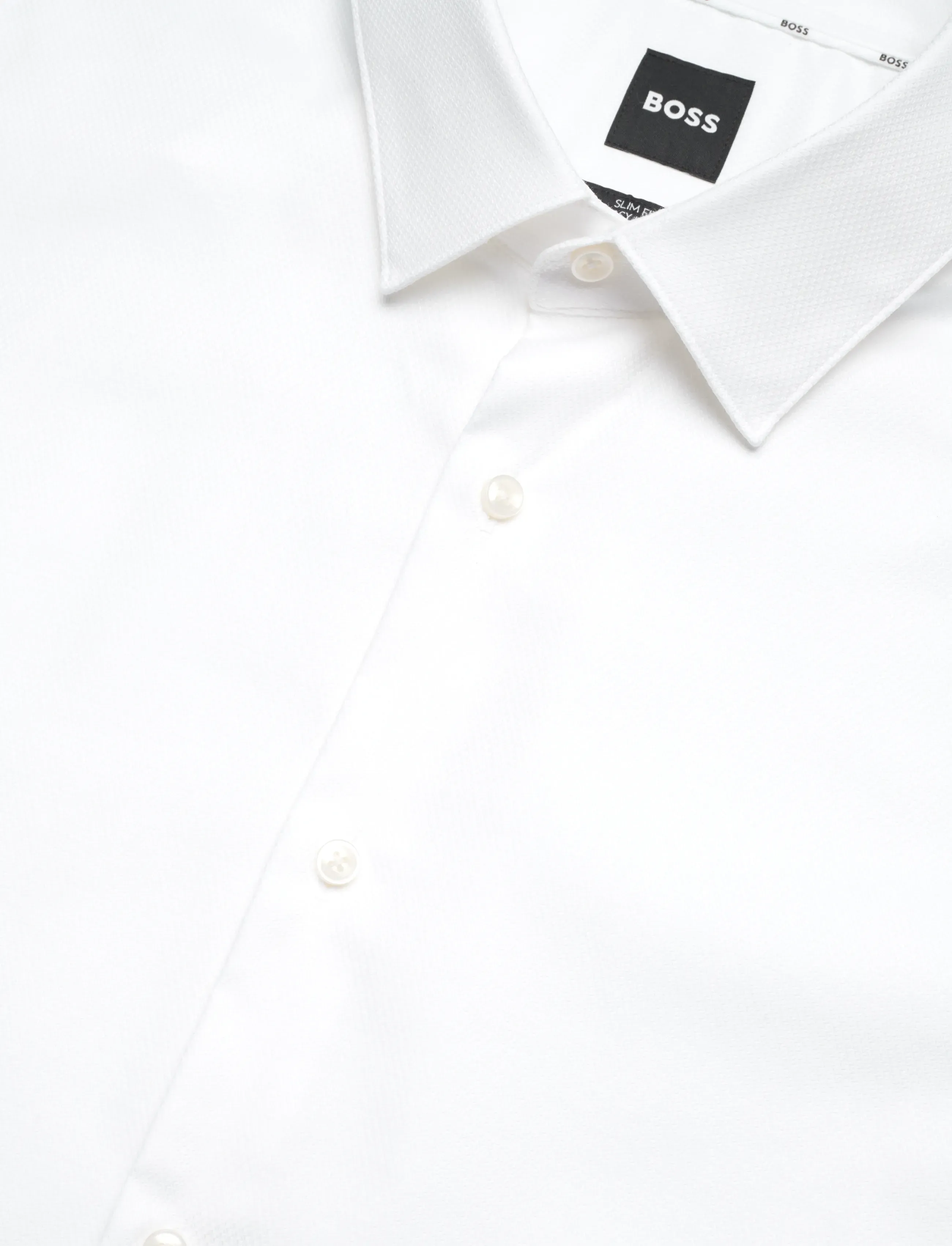 BOSS - H-HANK-s-kent-C1-232 - fínni skyrtur - white - 3