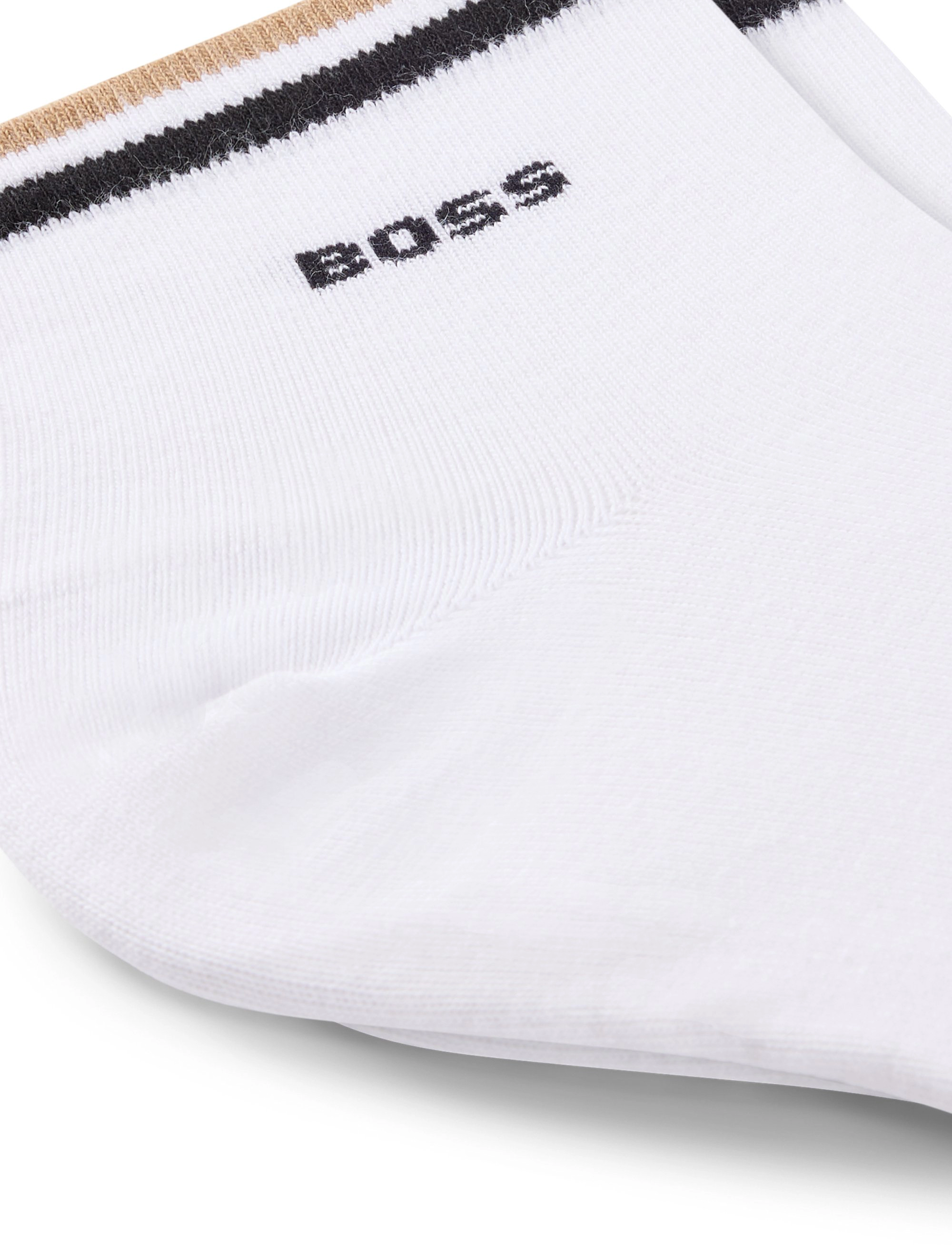 BOSS - 2P SH Stripe CC - multipack strømper - white - 1