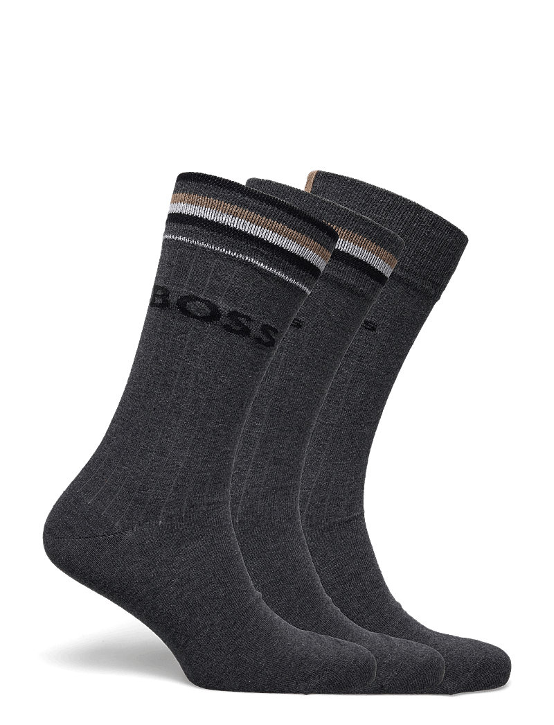 Calze Uomo BOSS Sh Rib Iconic CC - Lavorazione Di Alta Qualità, Cotone, Regolarmente