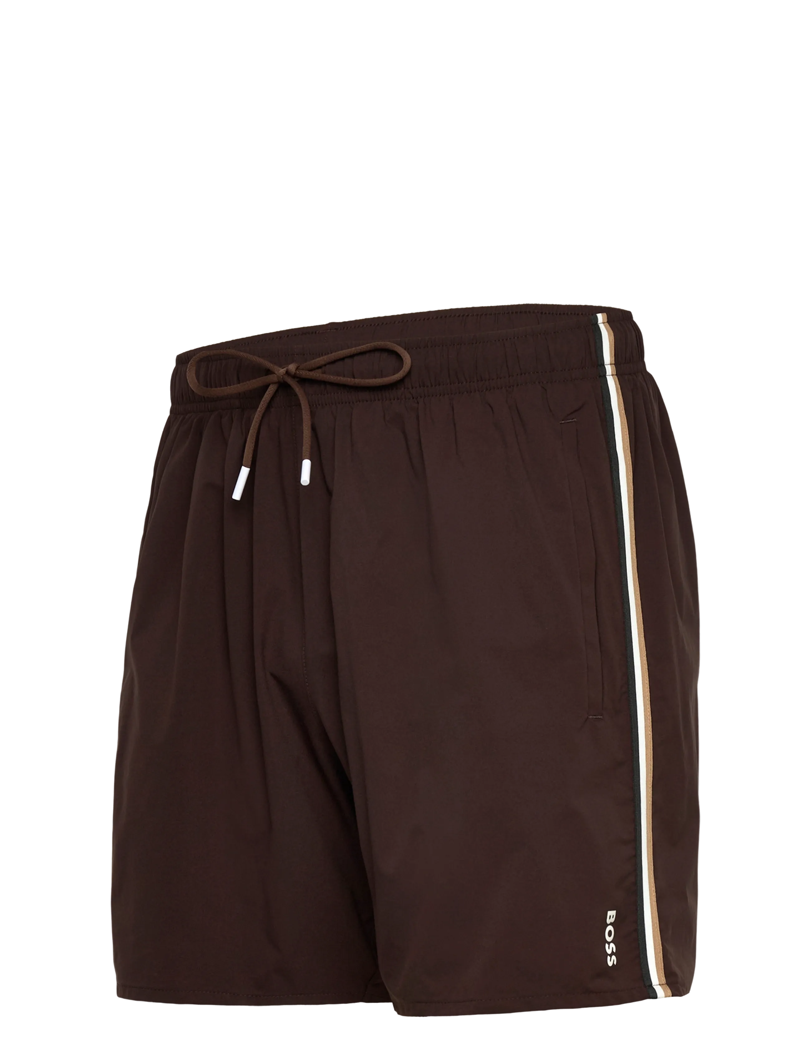 BOSS - Iconic - badeshorts - dark brown - 3