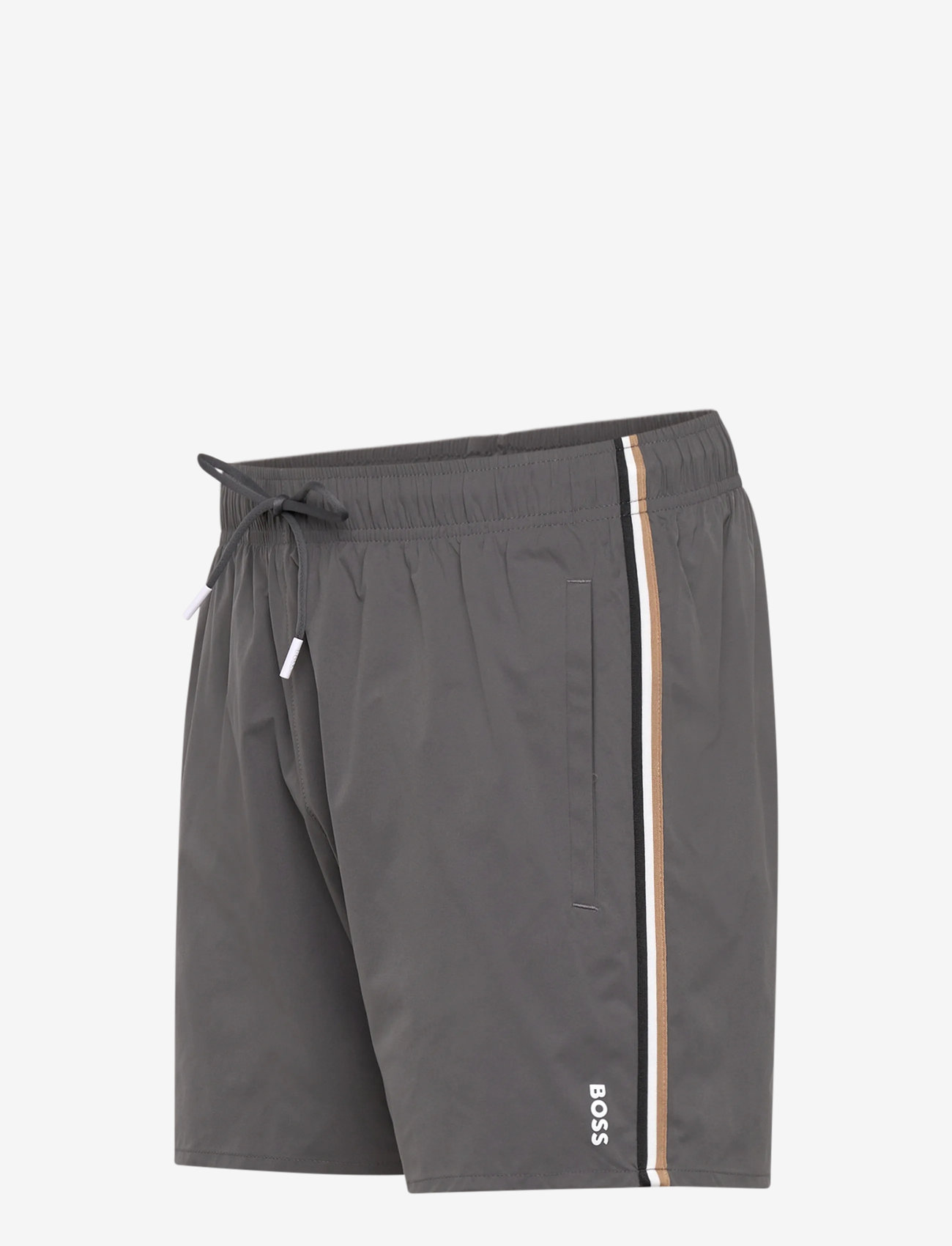 BOSS - Iconic - badebukser - open grey - 3