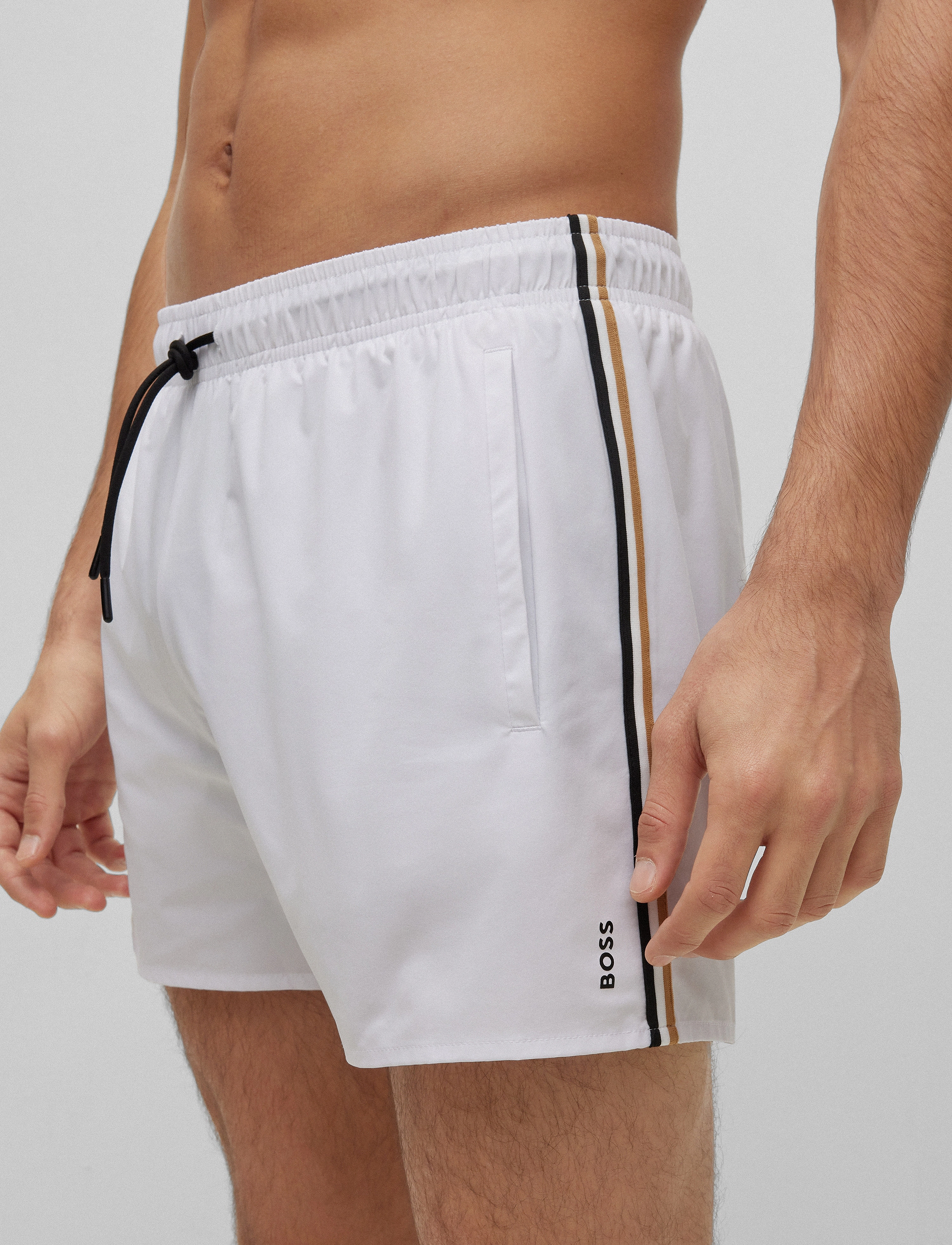 BOSS - Iconic - badeshortser - white - 3