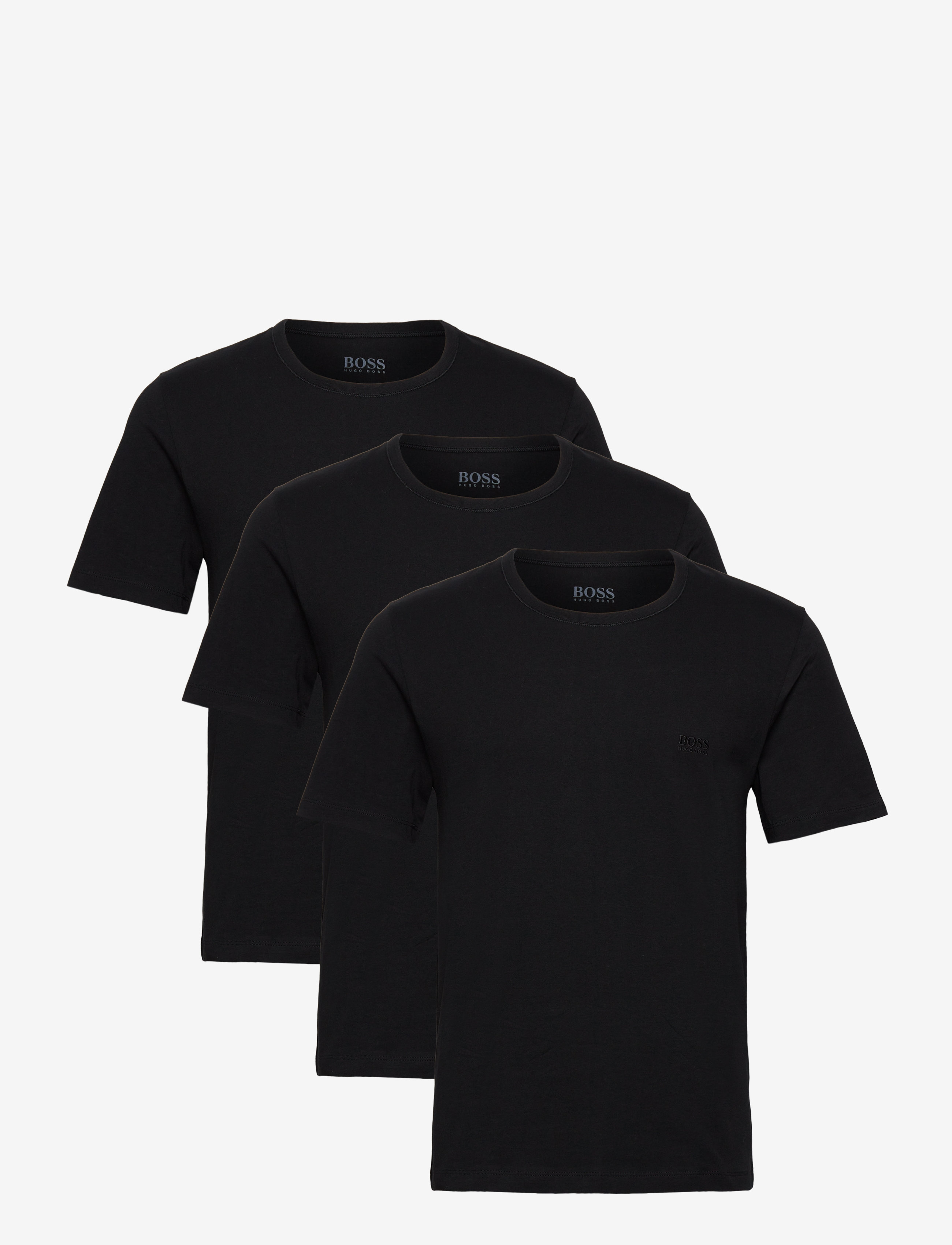 BOSS - T-Shirt RN 3P CO - black - 1