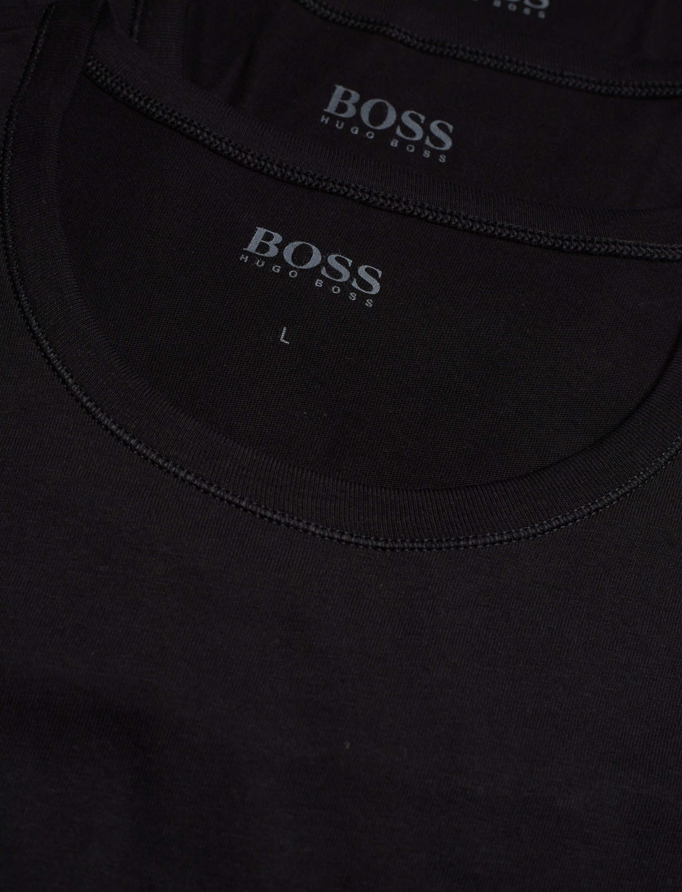 BOSS - T-Shirt RN 3P CO - black - 3