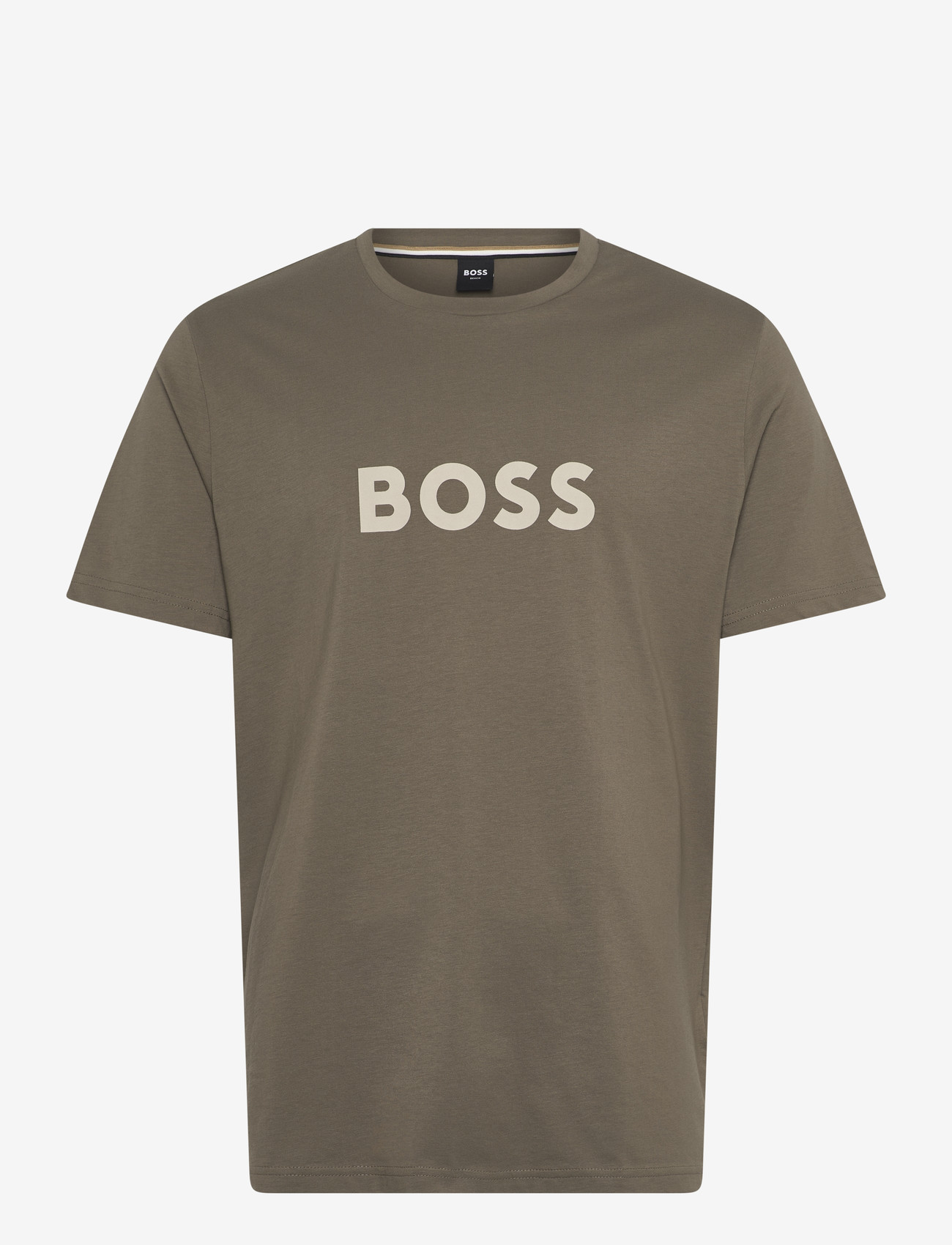 BOSS - T-Shirt RN - kortærmede t-shirts - open brown - 0