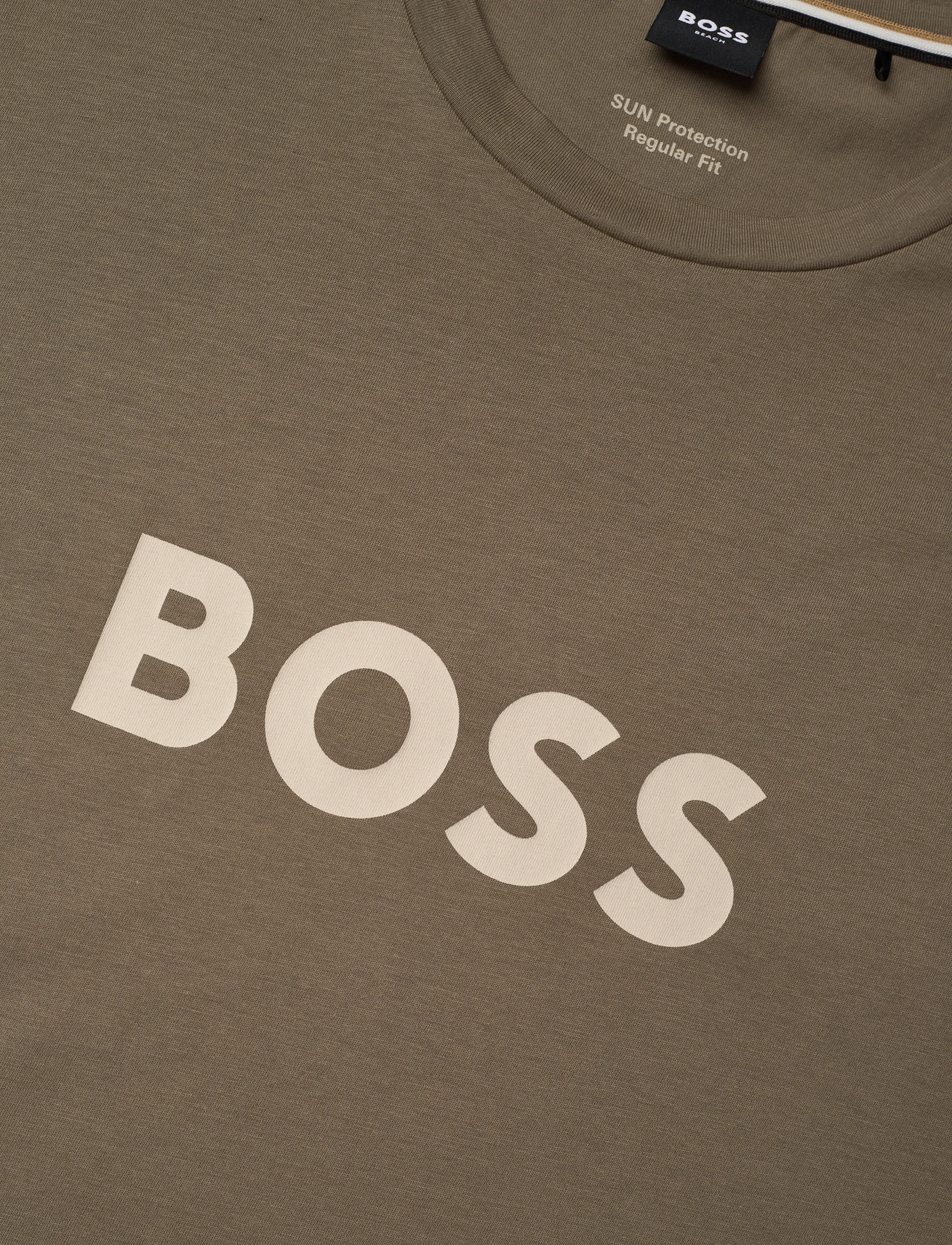 BOSS - T-Shirt RN - kortärmade t-shirts - open brown - 2