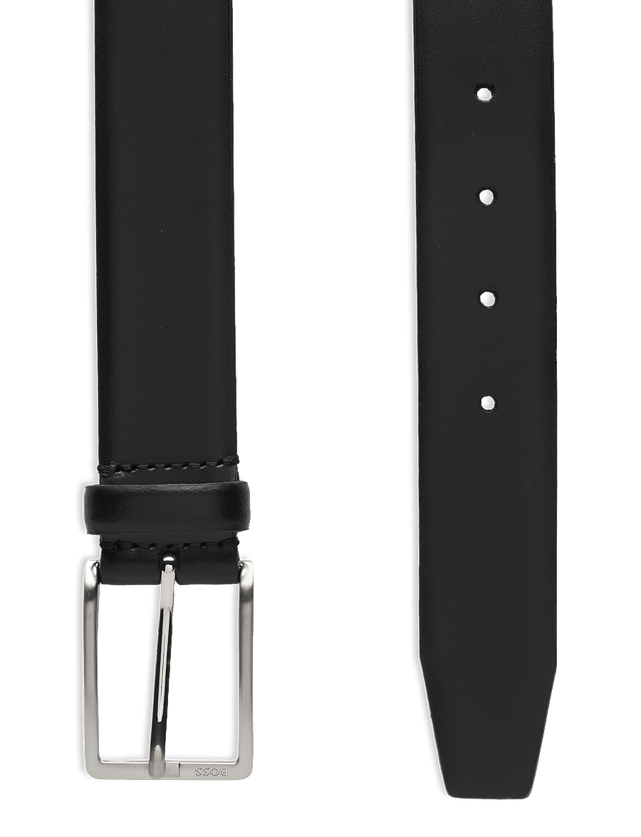 BOSS - Erman-L_Sz35 - klassieke riemen - black - 2