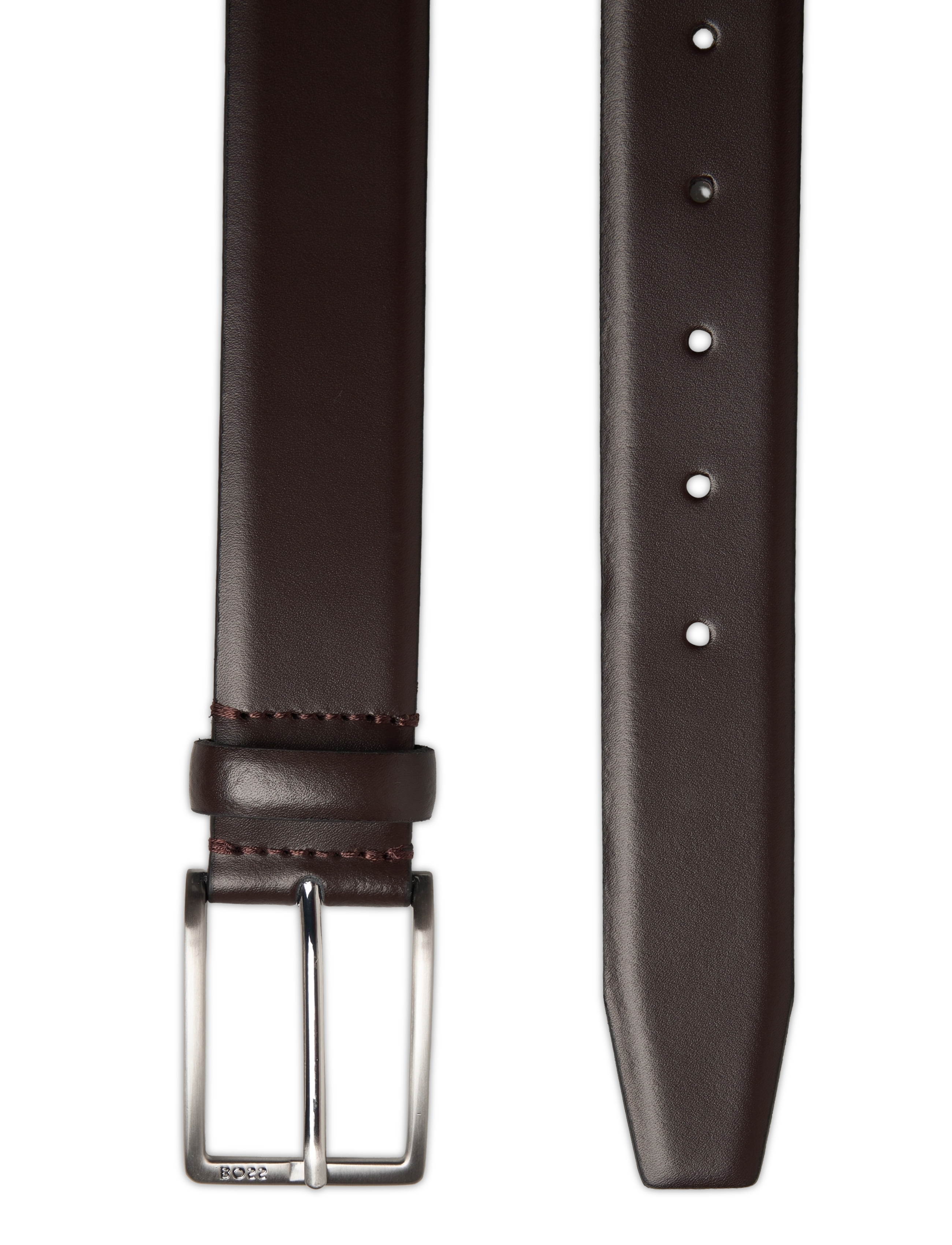 BOSS - Erman-L_Sz35 - sígild belti - dark brown - 2