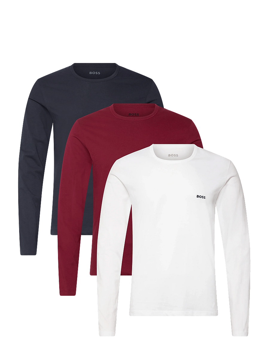 BOSS - LSShirtRN 3P Classic - långärmade t-shirts - open miscellaneous - 0