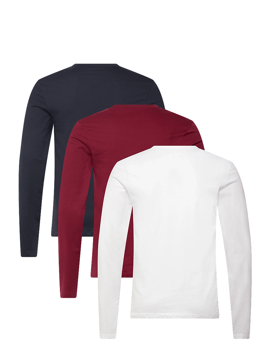 BOSS - LSShirtRN 3P Classic - långärmade t-shirts - open miscellaneous - 2