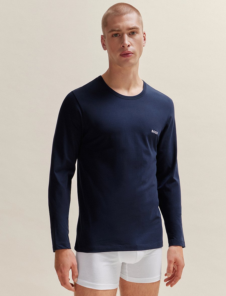 BOSS - LSShirtRN 3P Classic - pikkade varrukatega t-särgid - open miscellaneous - 0