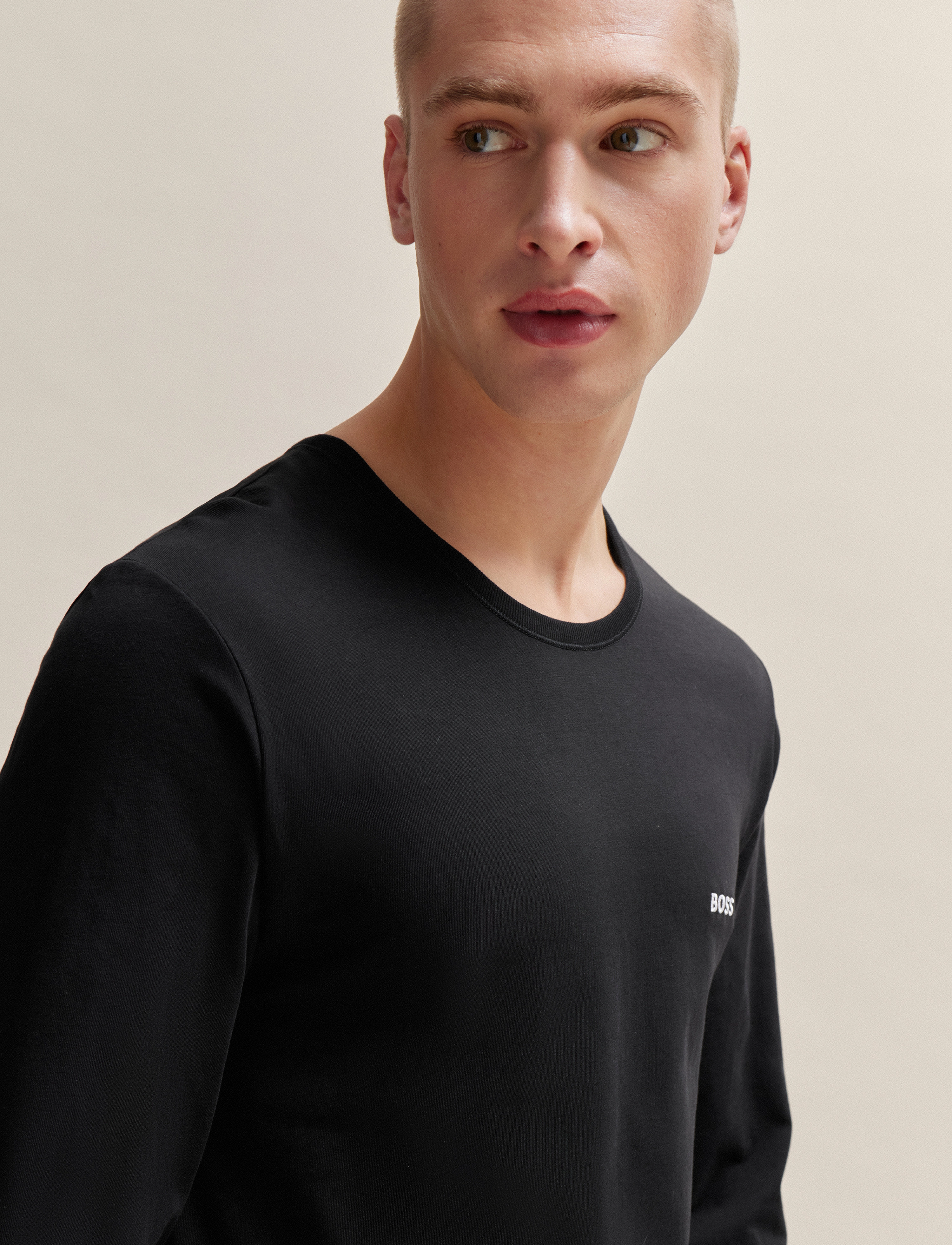 BOSS - LSShirtRN 3P Classic - long-sleeved t-shirts - open miscellaneous - 2
