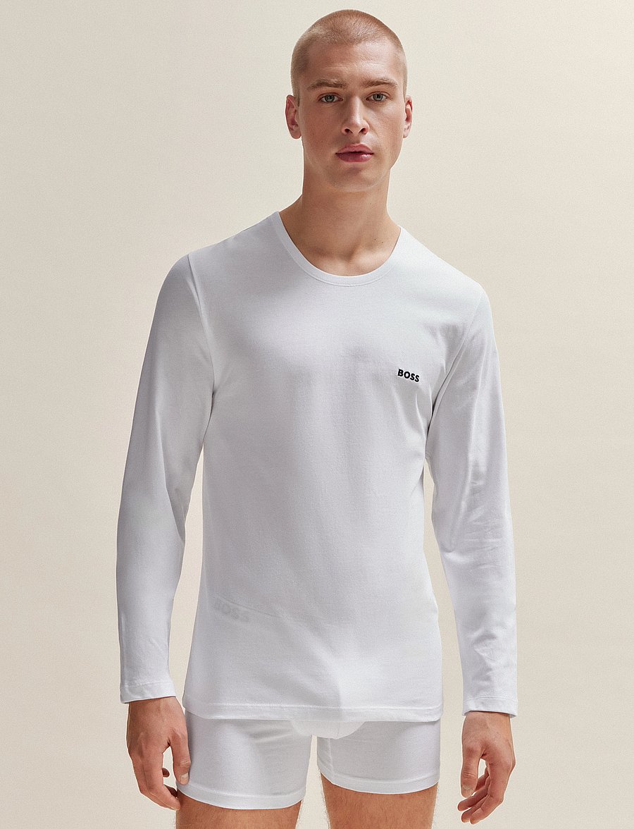 BOSS - LSShirtRN 3P Classic - pikkade varrukatega t-särgid - open miscellaneous - 3