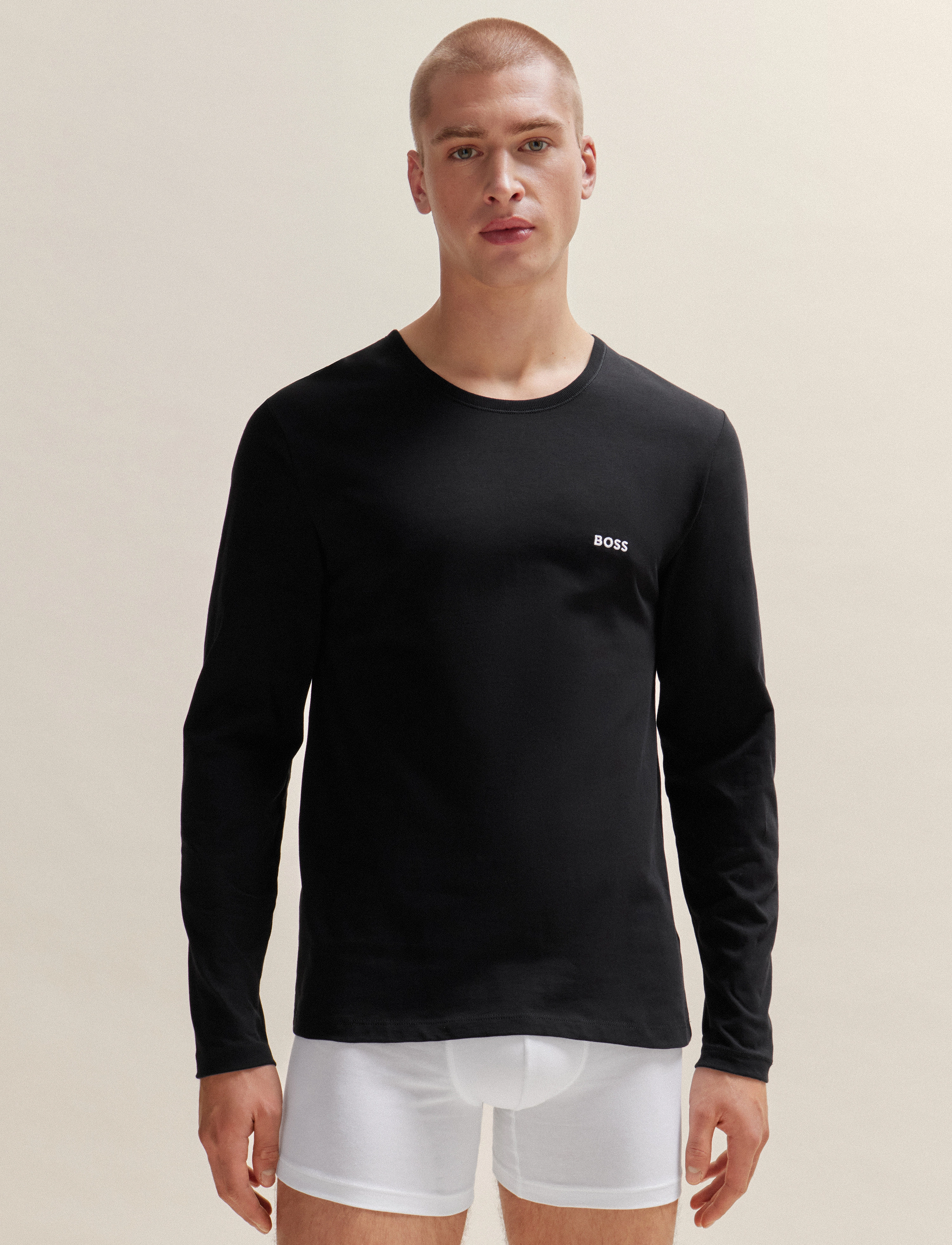 BOSS - LSShirtRN 3P Classic - long-sleeved t-shirts - open miscellaneous - 4