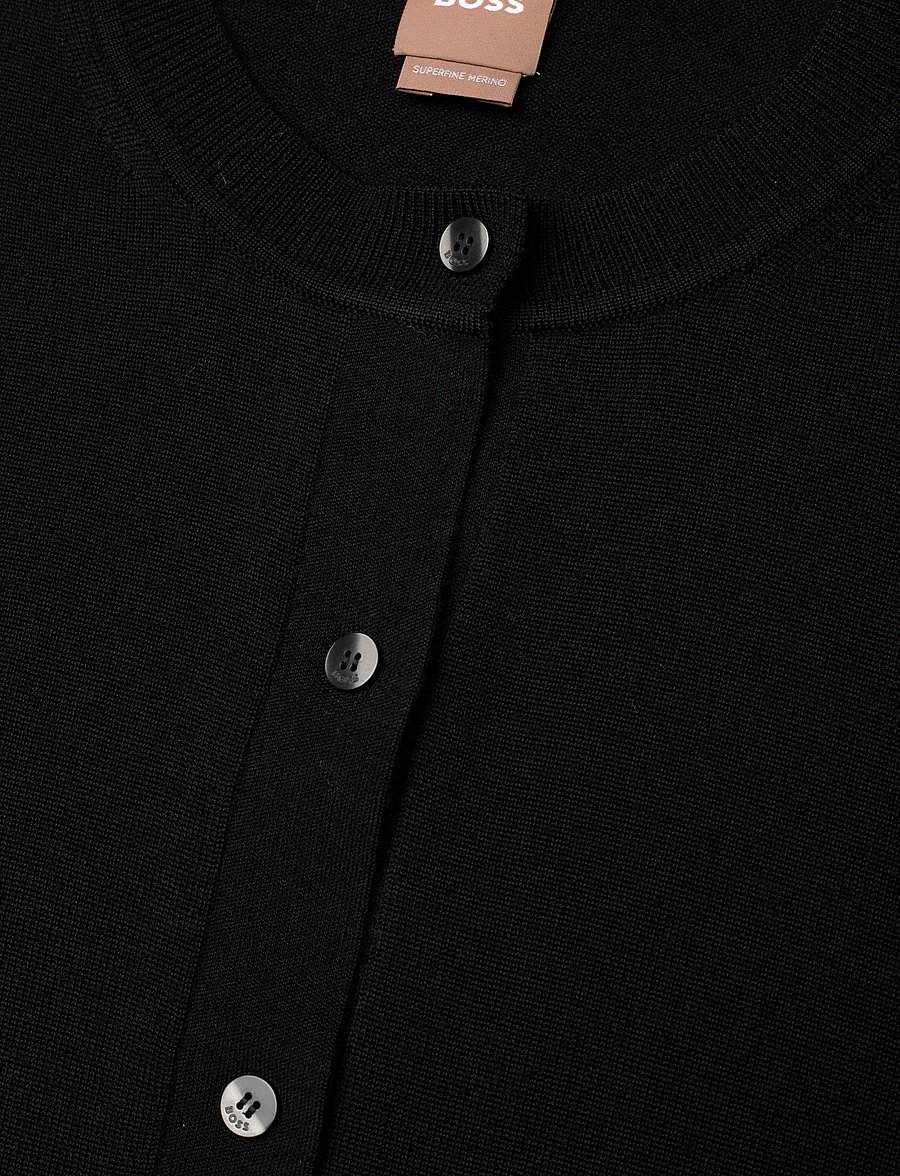 BOSS - Fadenasi - strickjacken - black - 2