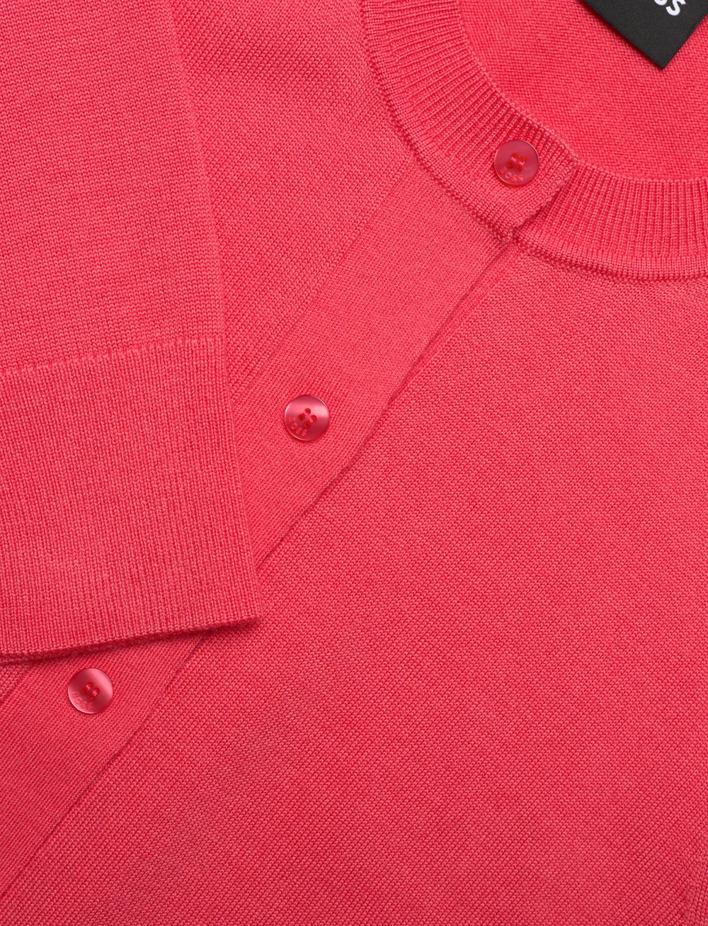 BOSS - Fadenasi - cardigans - dark pink - 2